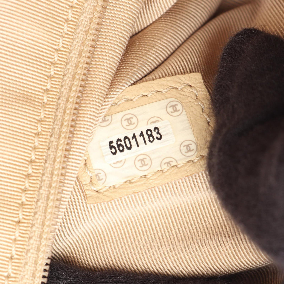 Chanel CC Grained Calfskin Backpack