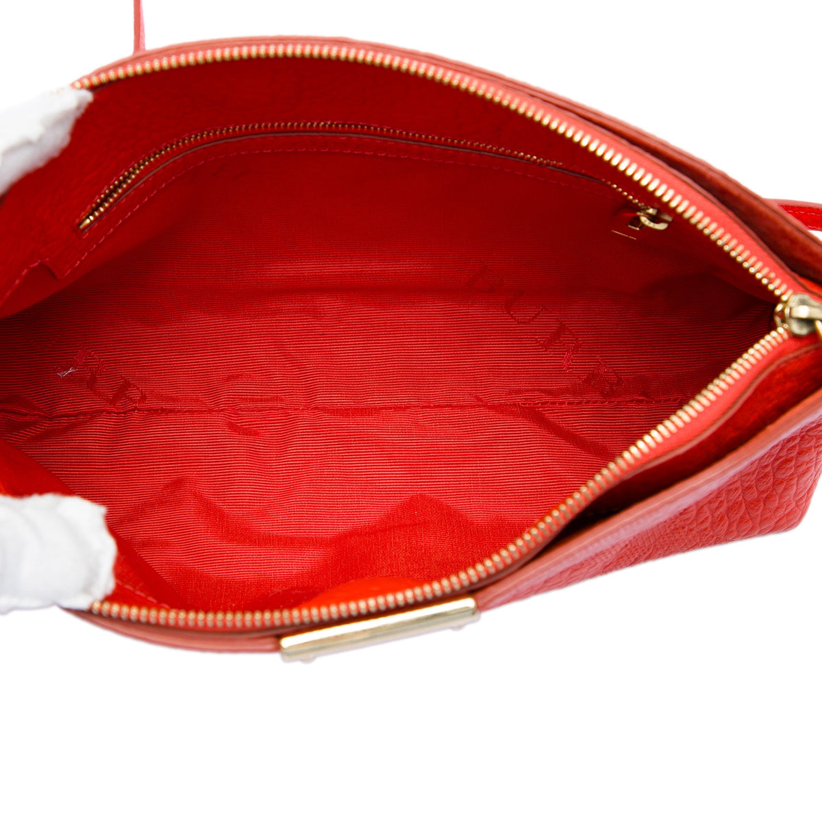Burberry Small Grain Check Embossed Leather Chichester Crossbody