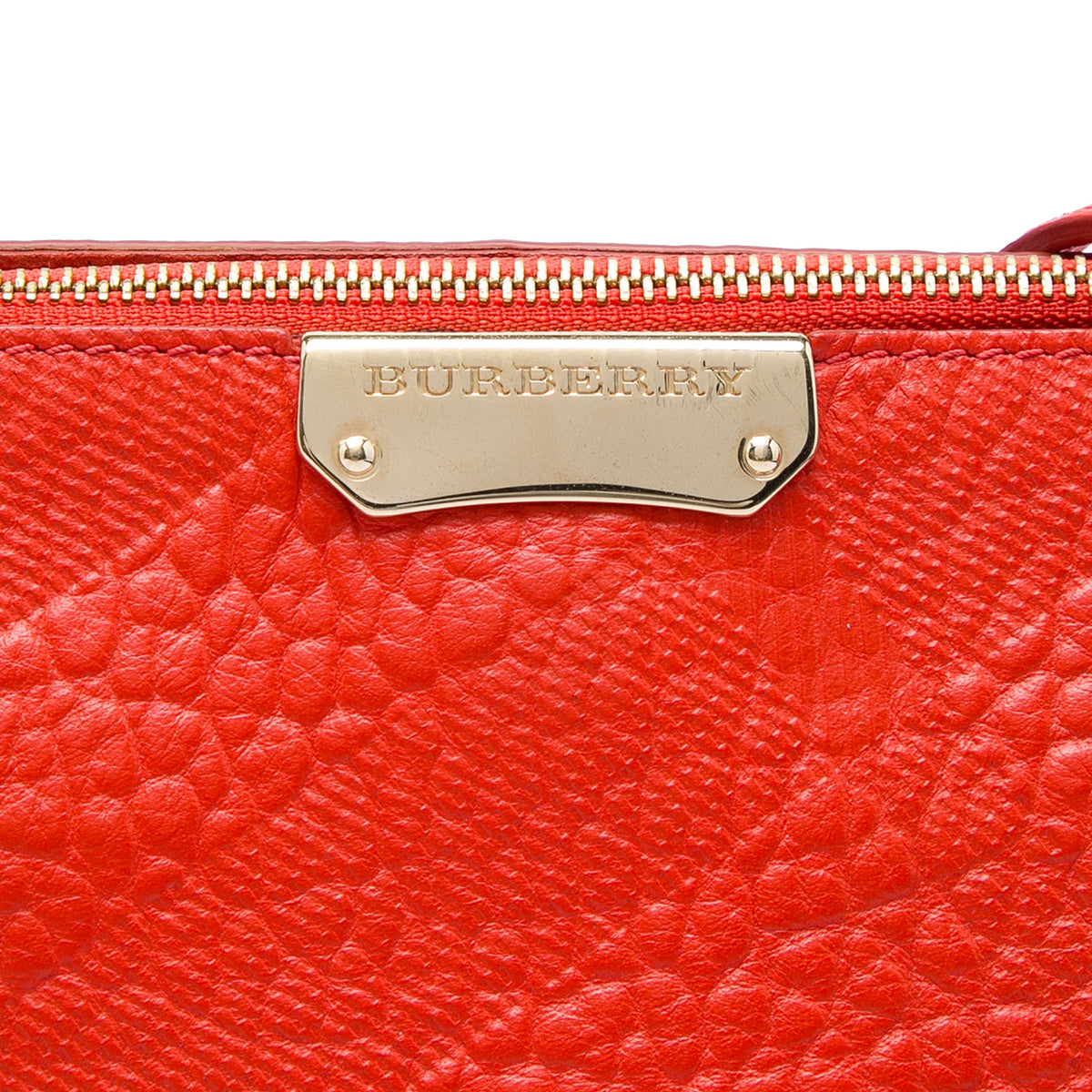 Burberry Small Grain Check Embossed Leather Chichester Crossbody