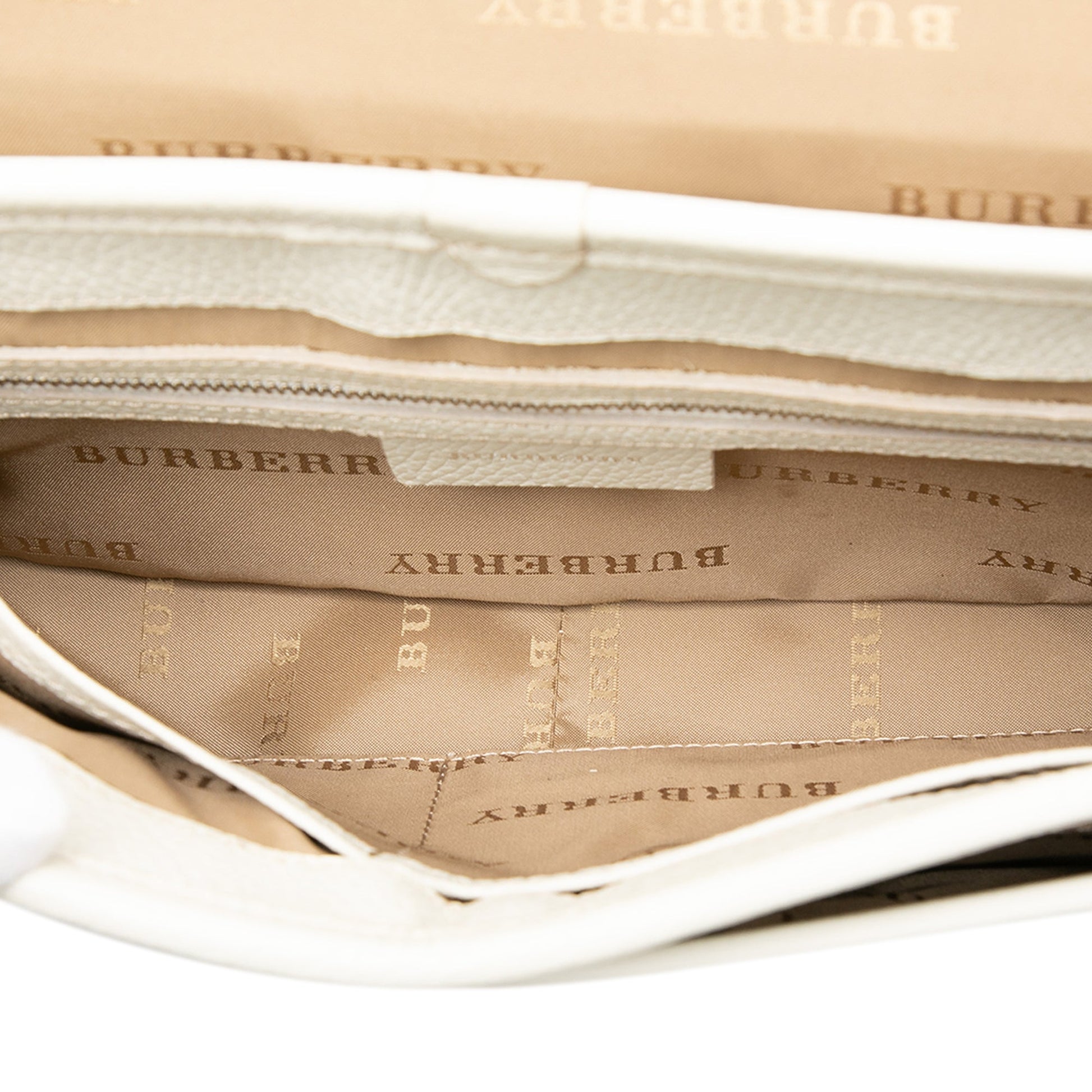 Burberry Nova Check Trimmed Canvas Shoulder Bag