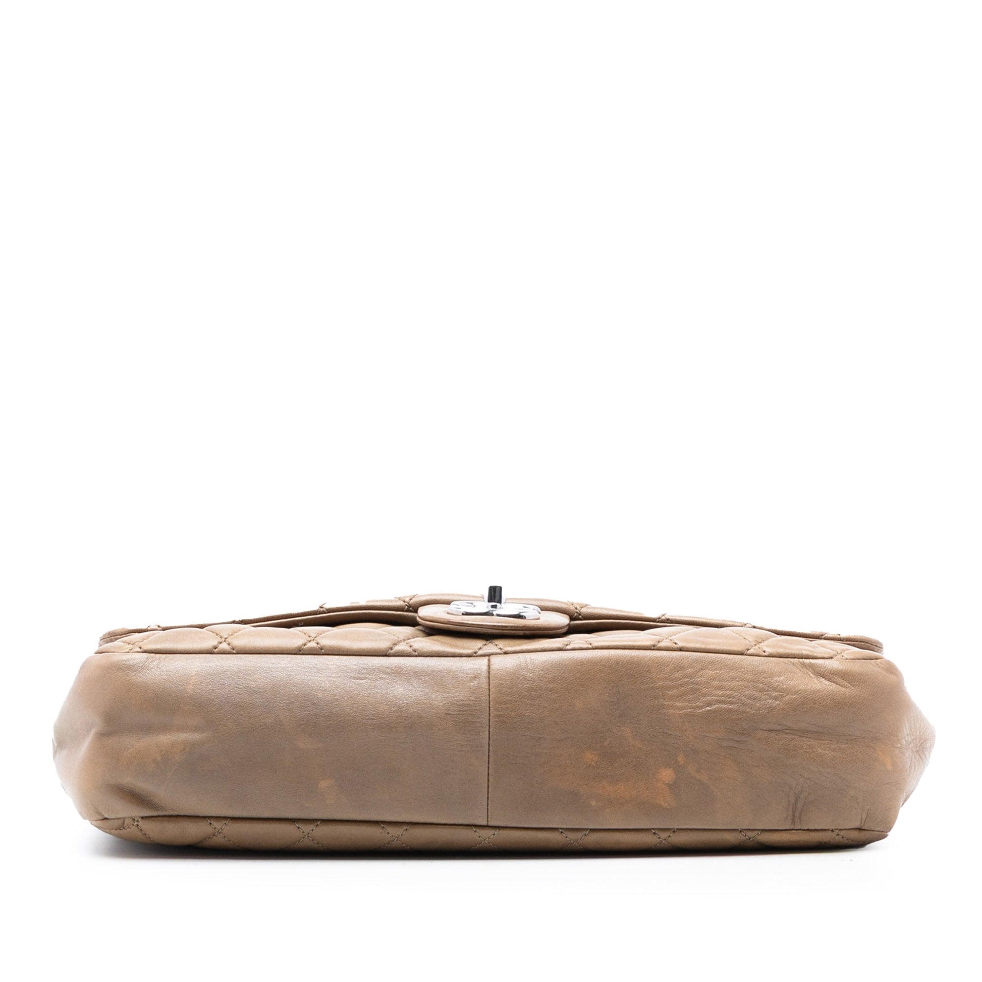 Chanel Jumbo Quilted Lambskin Coco Rain Flap