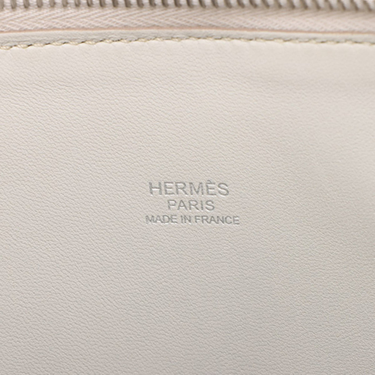 Hermès Clemence Bolide 31 Leather Satchel