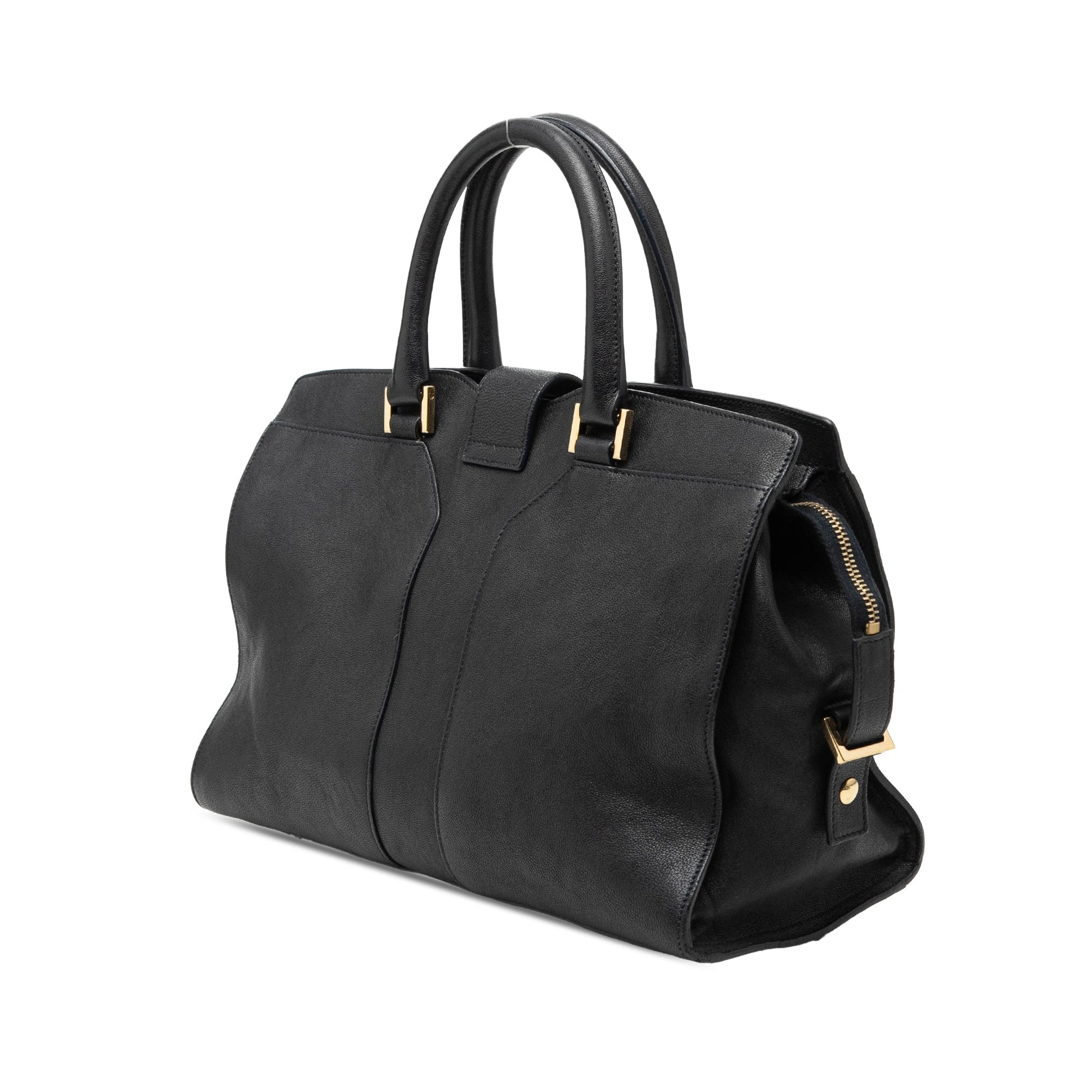 Saint Laurent Small Sheepskin Cabas Chyc Satchel