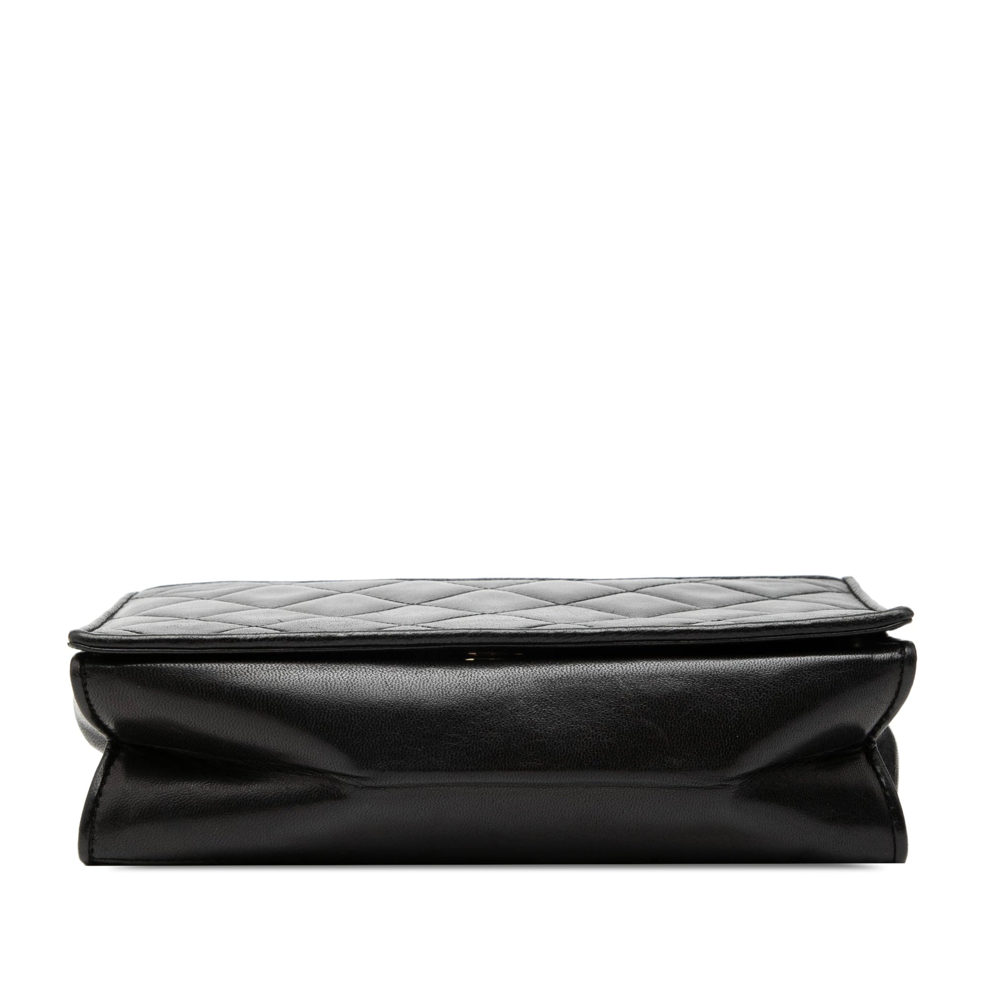 Chanel CC Quilted Lambskin Full Flap Crossbody