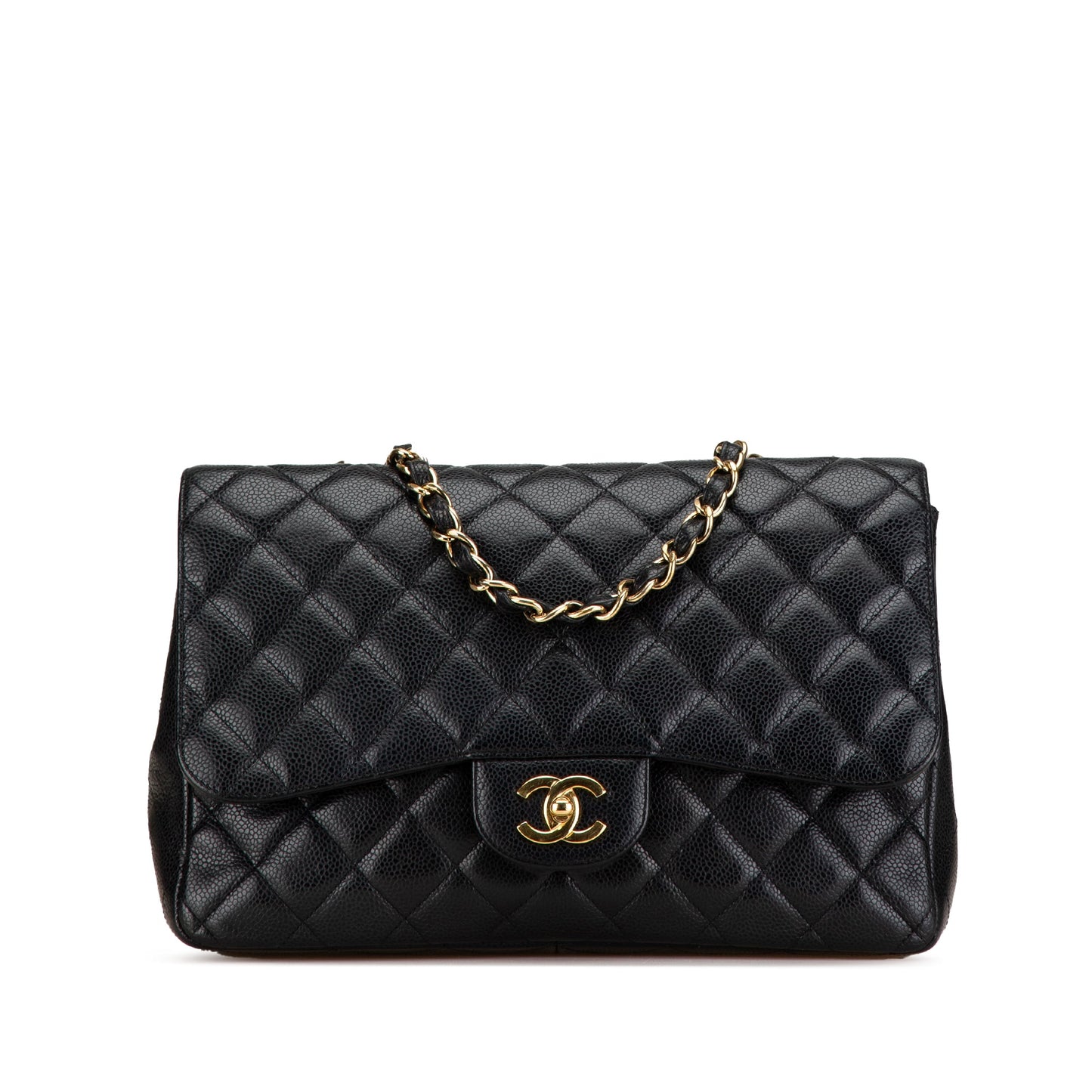 Chanel Jumbo Classic Caviar Single Flap