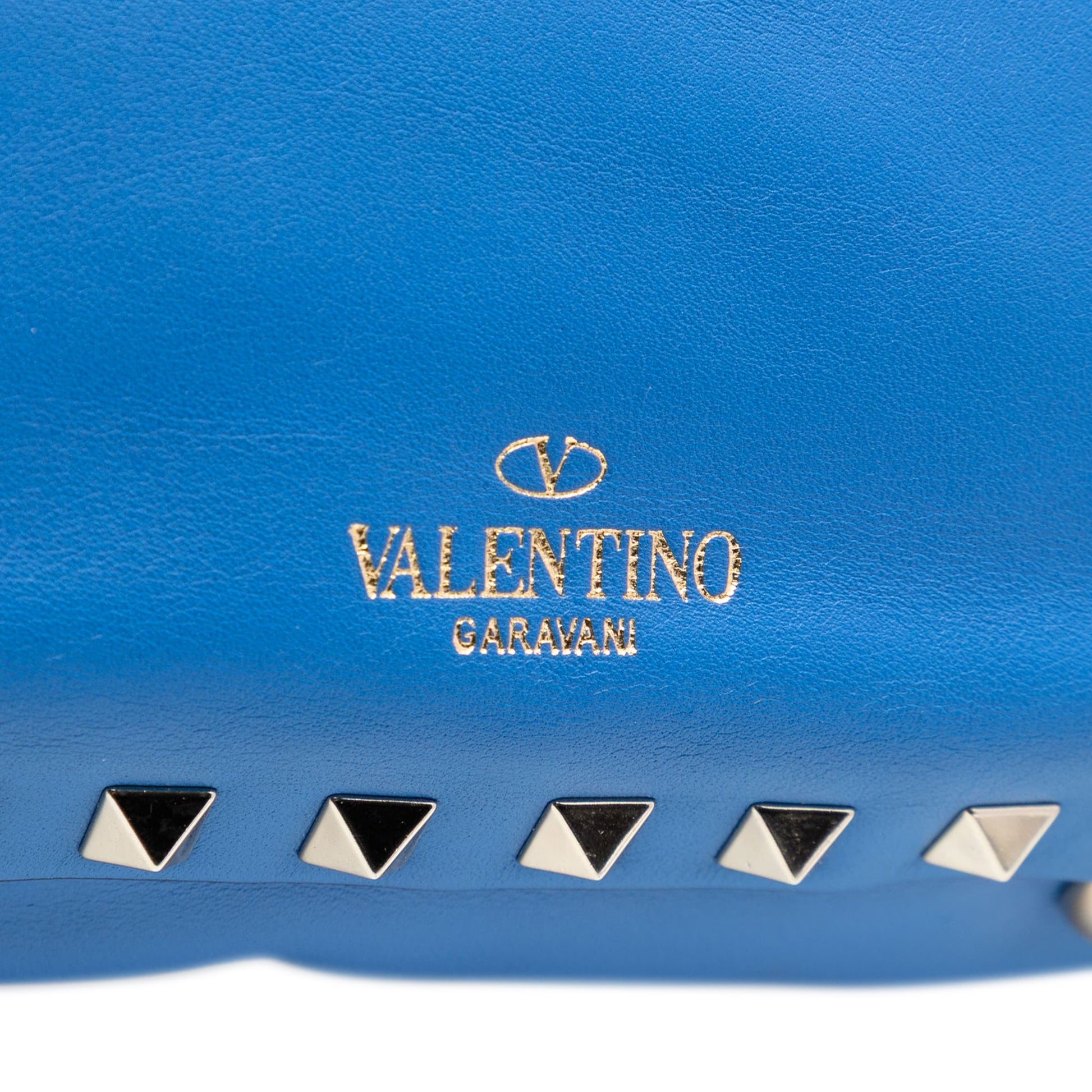 Valentino Mini Leather Rockstud Trapeze Satchel