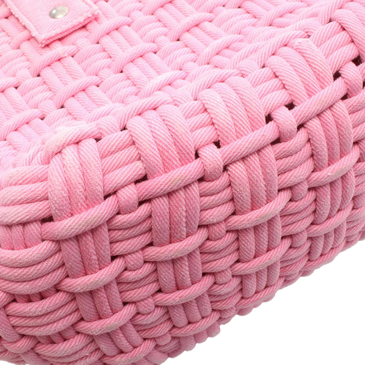 Balenciaga Faux Leather Bistro Panier XS — Pink