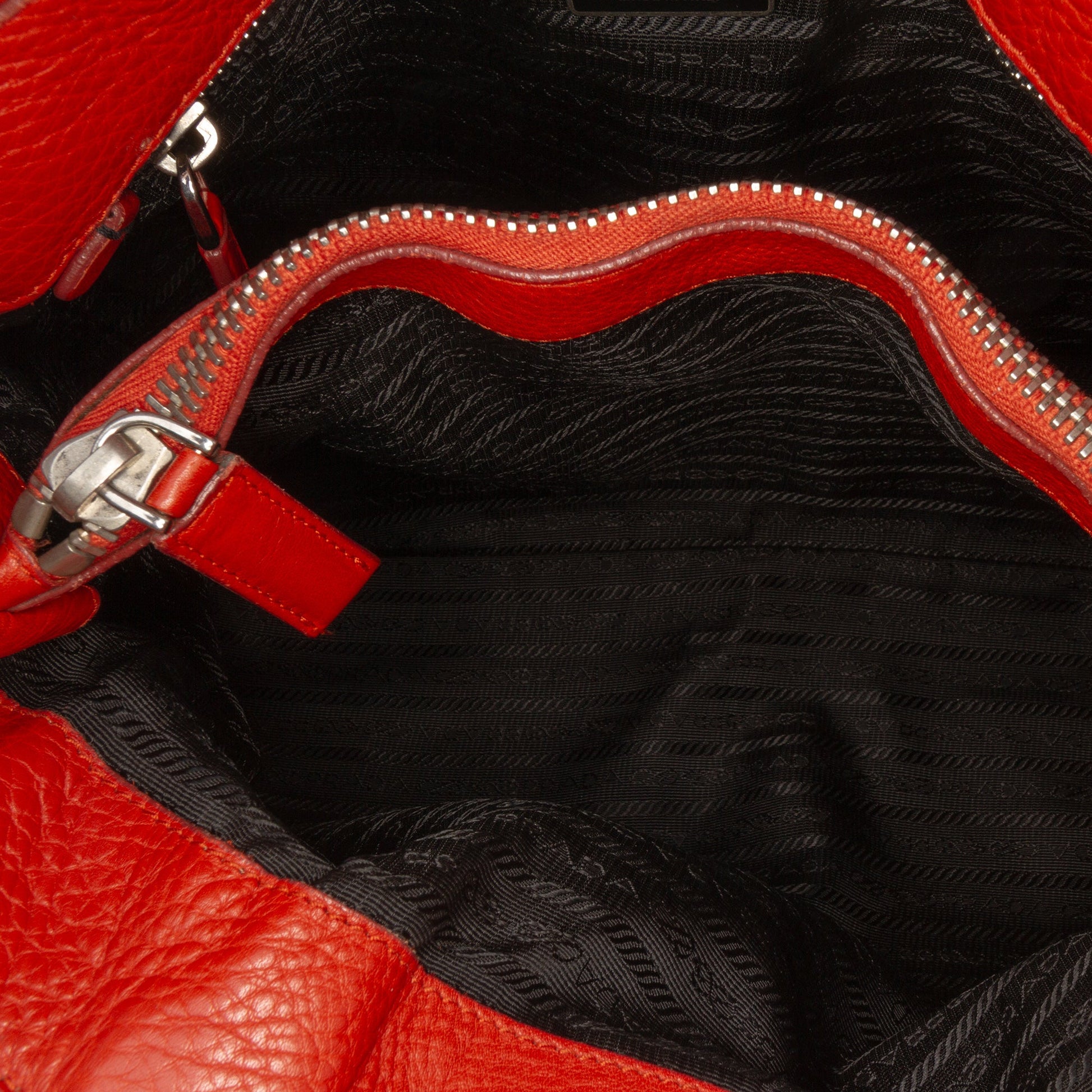 Prada Vitello Daino Side Pocket Tote