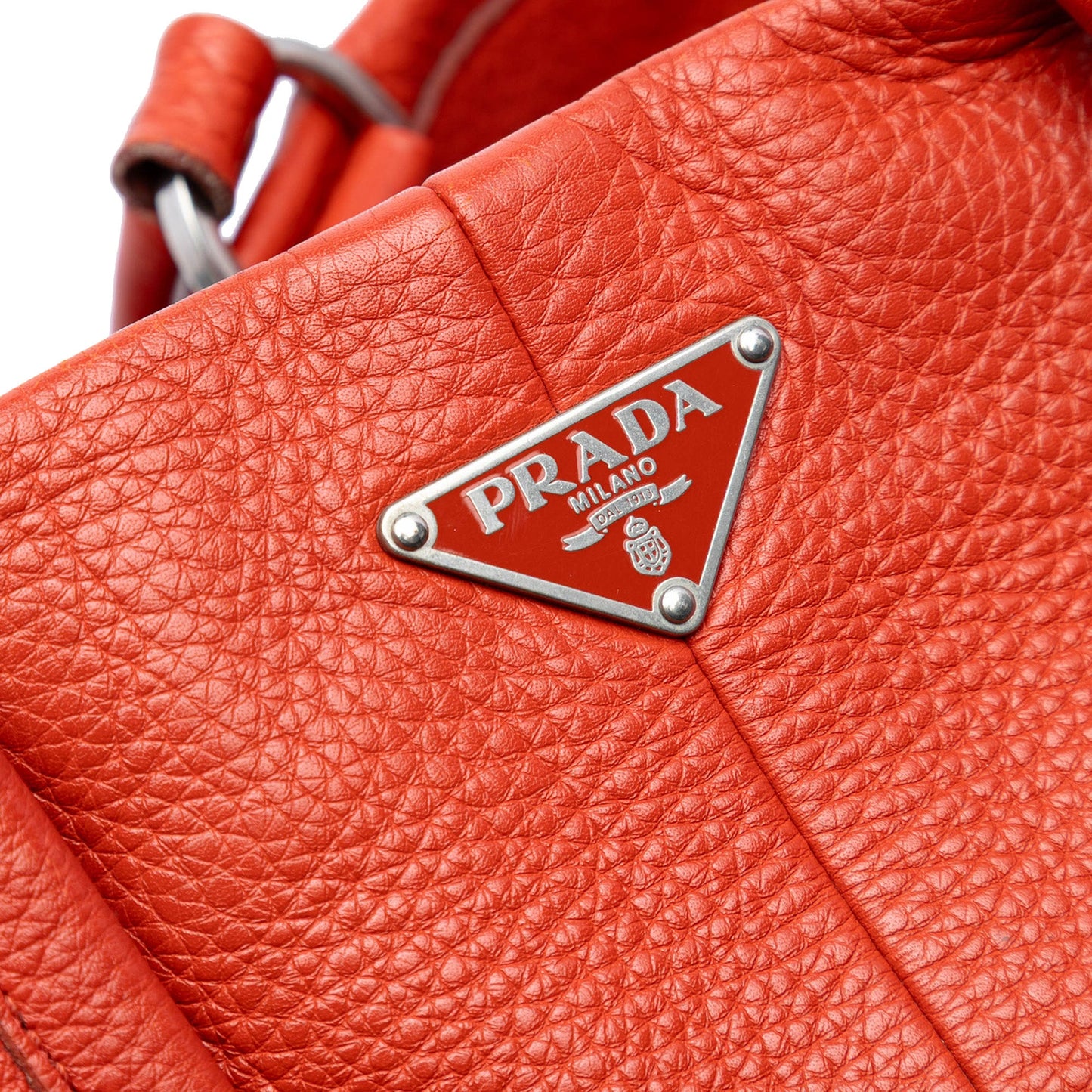 Prada Vitello Daino Side Pocket Tote
