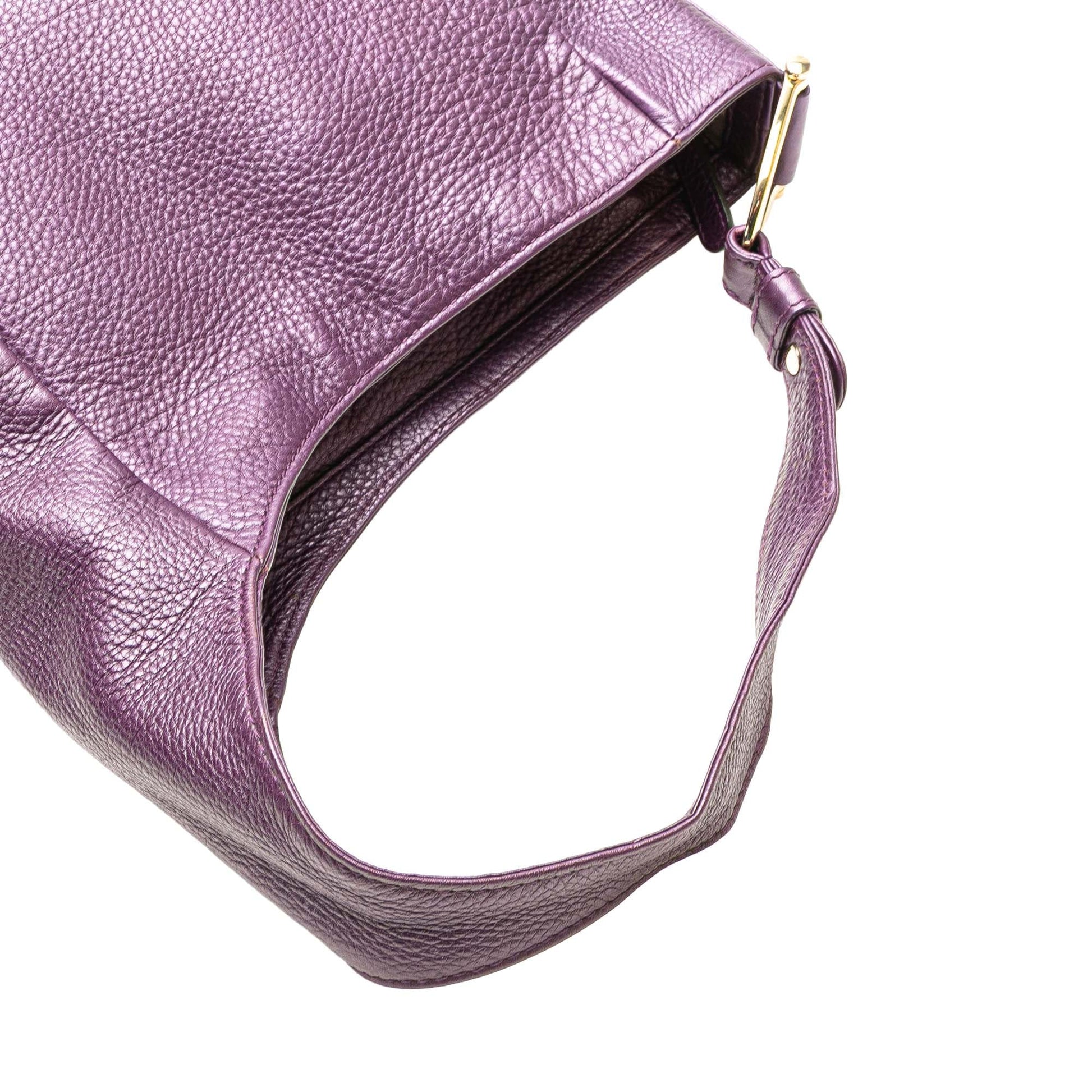 Gucci Metallic Leather Greenwich Hobo