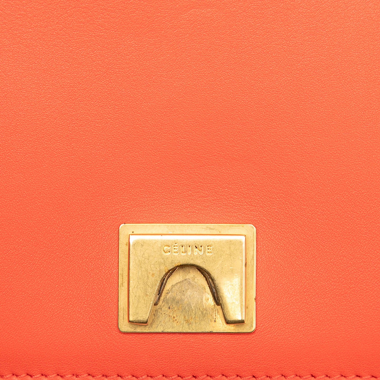 Celine Leather Frame Shoulder Bag