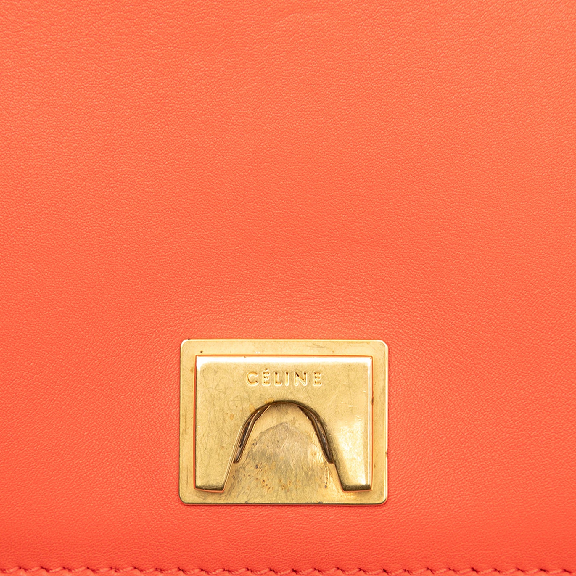 Celine Leather Frame Shoulder Bag