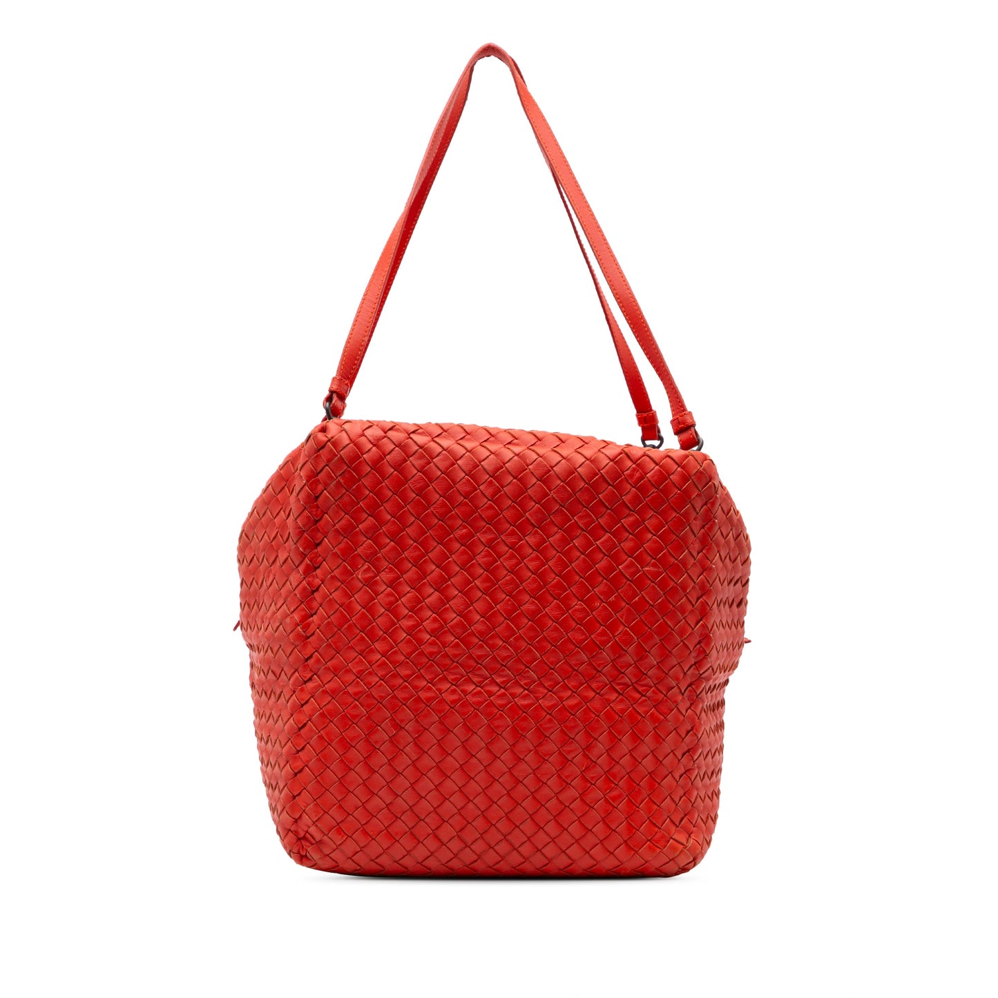 Bottega Veneta Nappa Intrecciato Cube Shoulder Bag