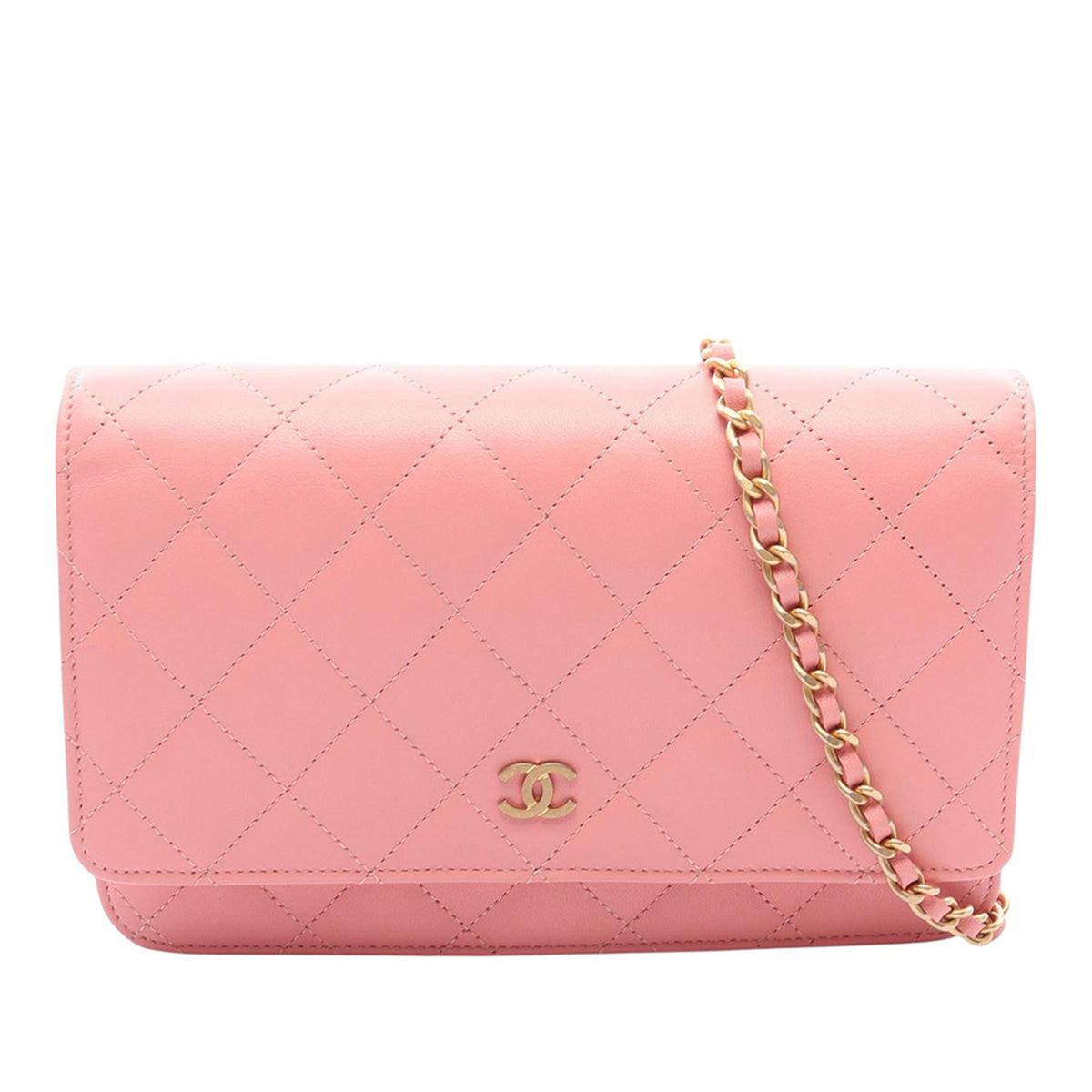 Chanel Lambskin Classic Wallet on Chain