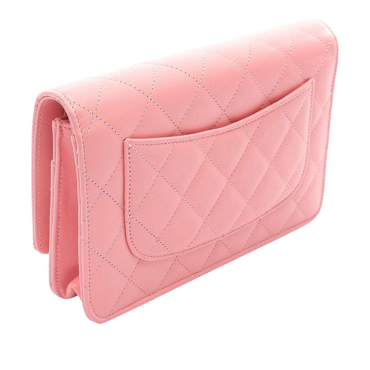 Chanel Lambskin Classic Wallet on Chain