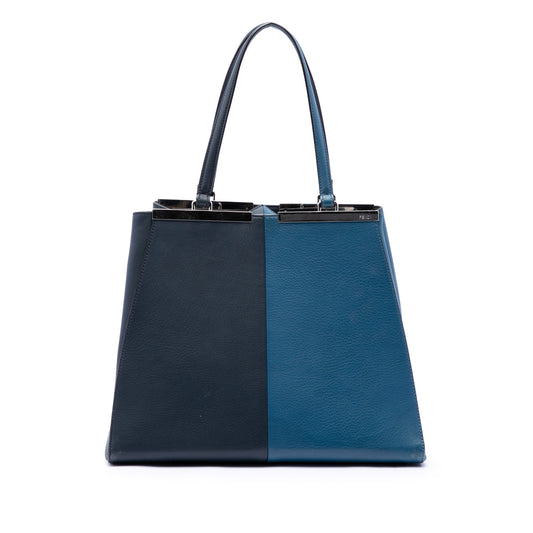 Fendi Large Bicolor Vitello Elite 3Jours Tote