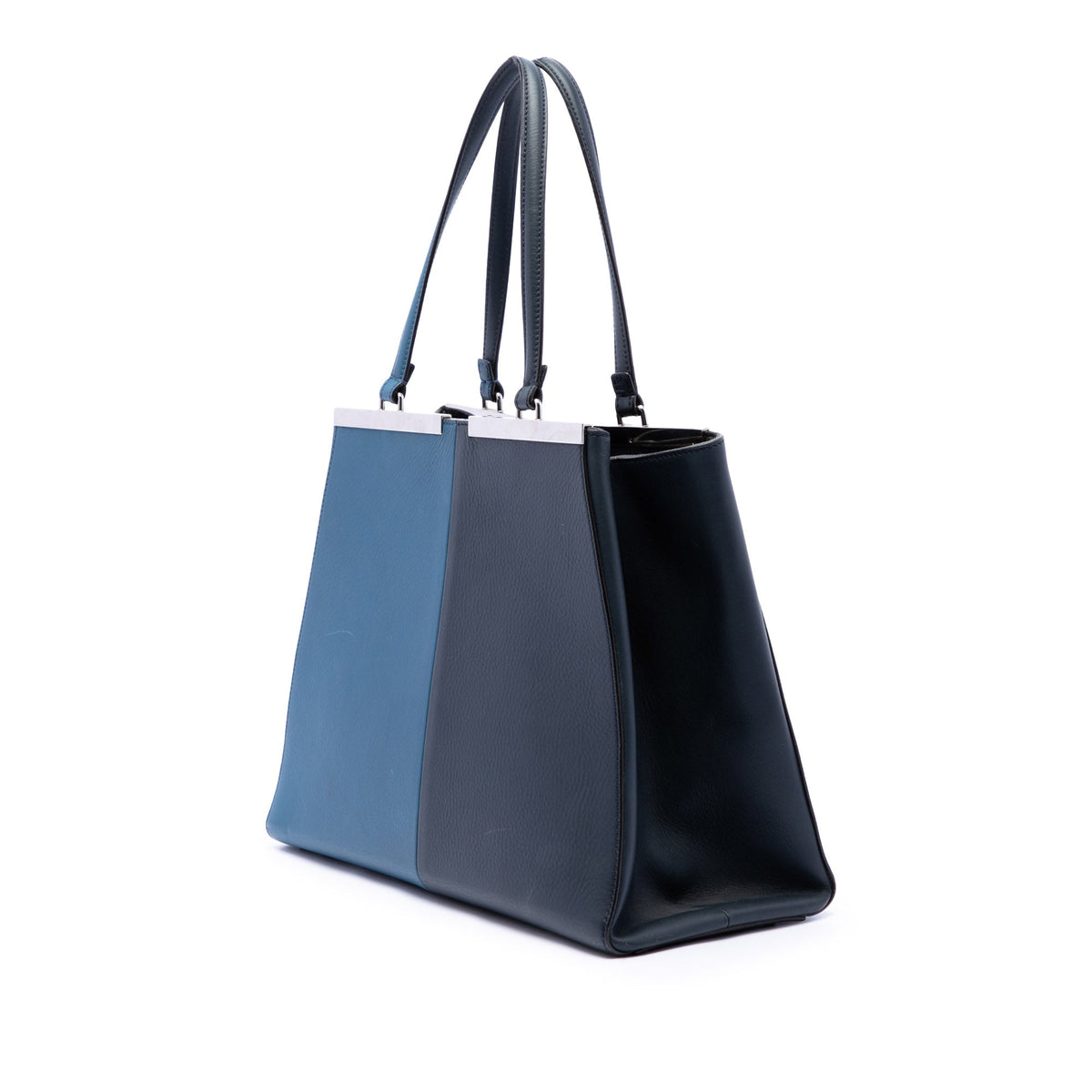 Fendi Large Bicolor Vitello Elite 3Jours Tote