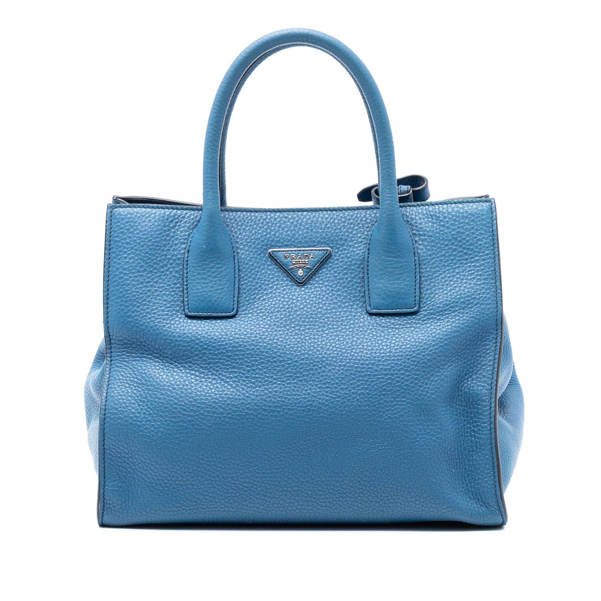 Prada Vitello Daino Open Convertible Tote