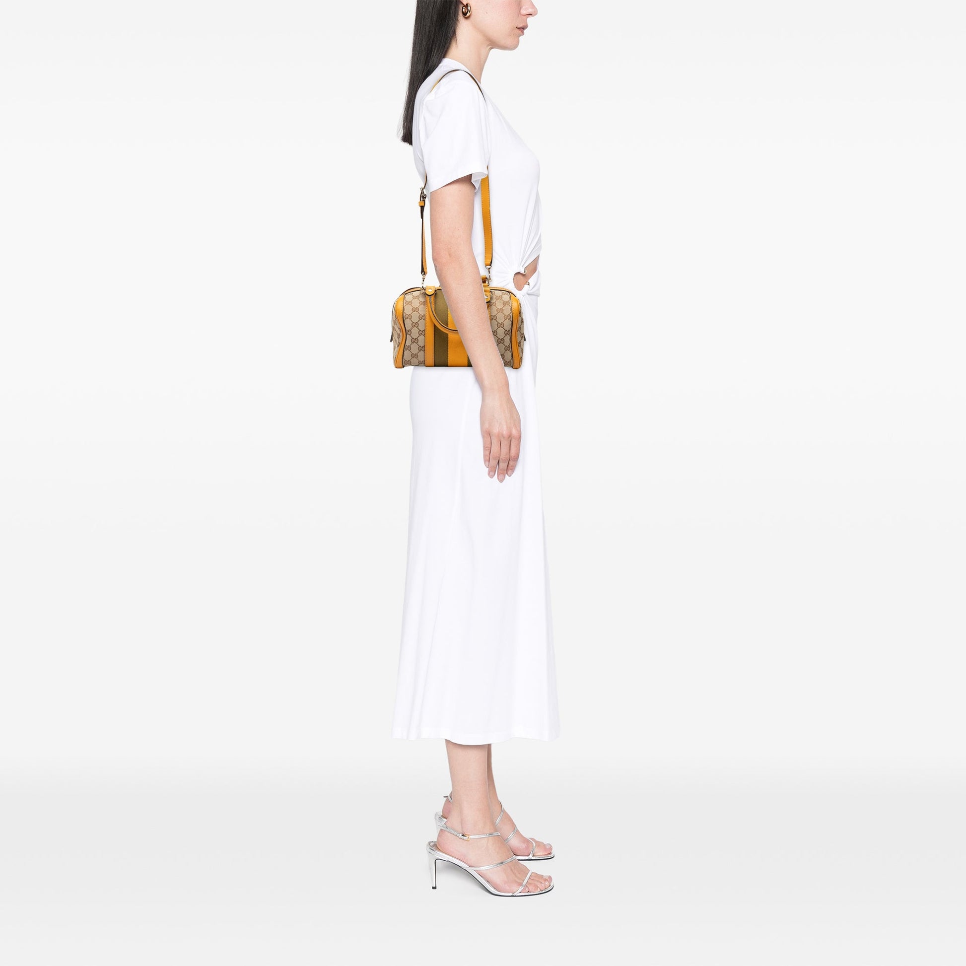 Gucci Small GG Canvas Web Joy Boston Bag
