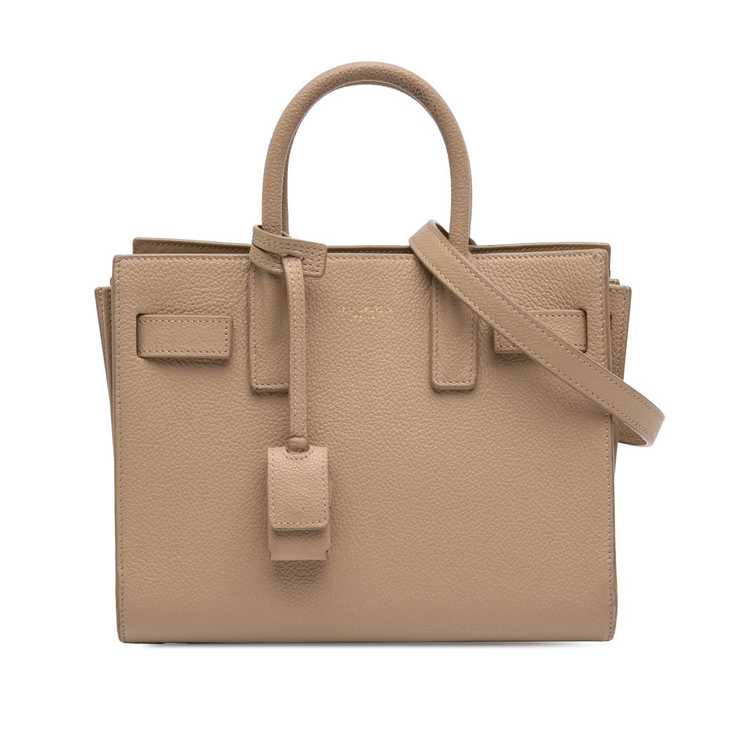 Saint Laurent Nano Grained Calfskin Sac de Jour Satchel