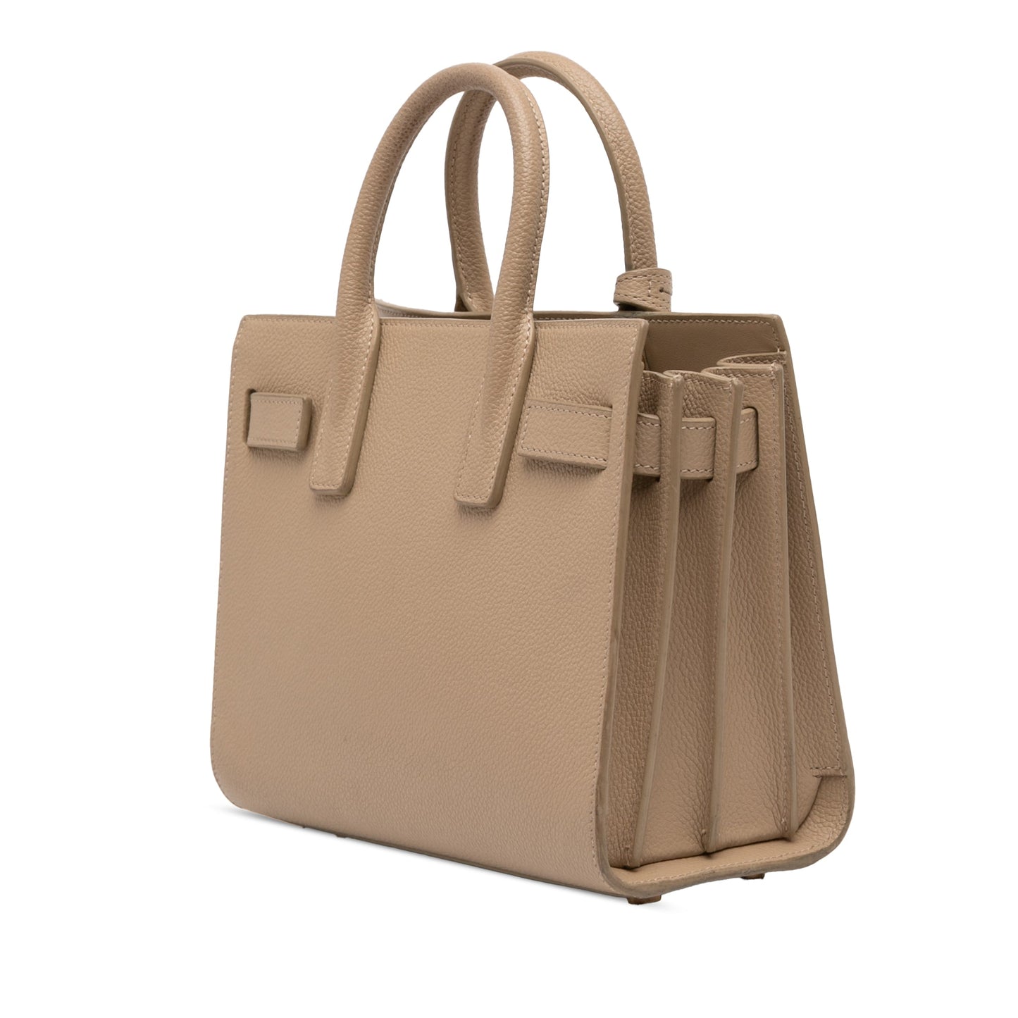 Saint Laurent Nano Grained Calfskin Sac de Jour Satchel