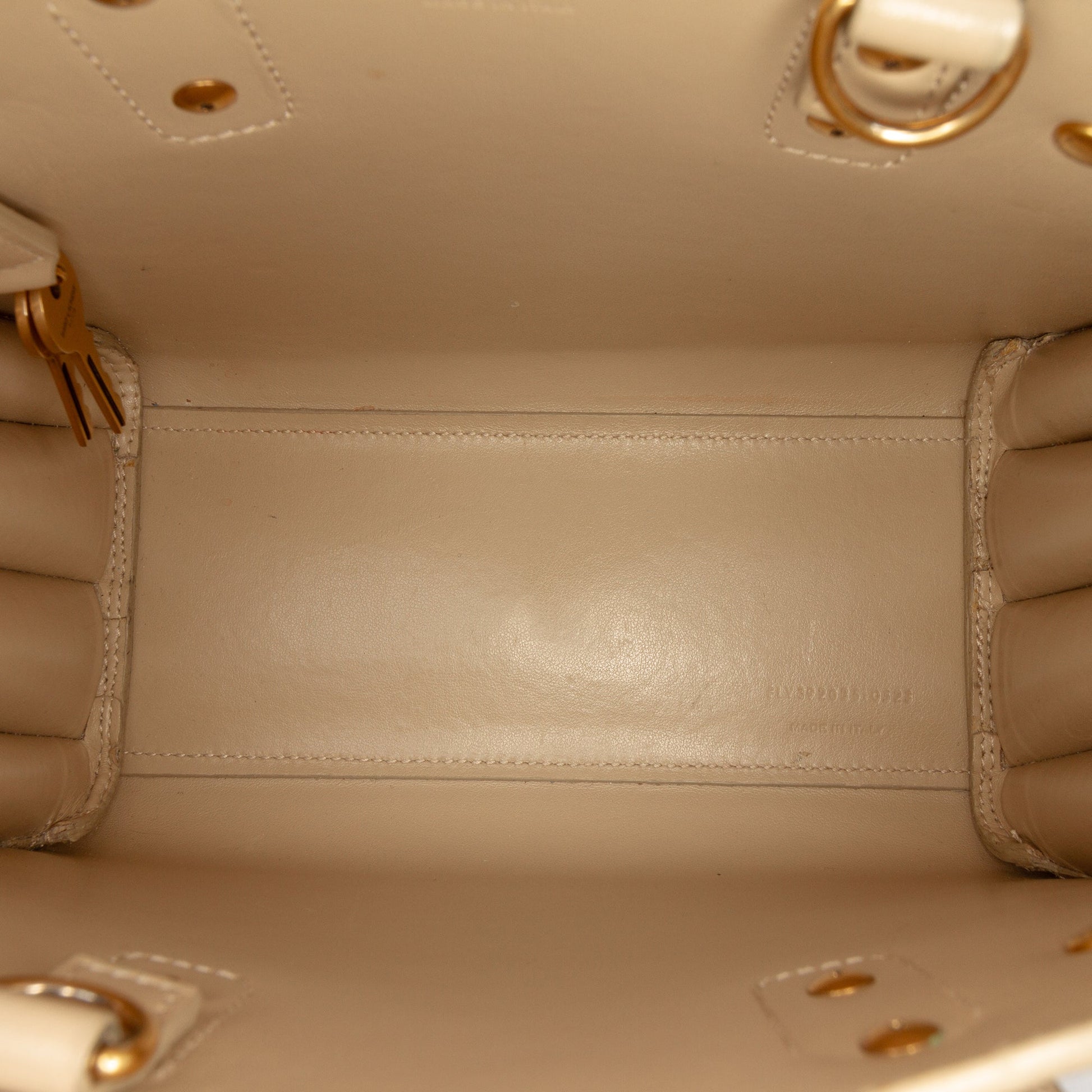 Saint Laurent Nano Grained Calfskin Sac de Jour Satchel