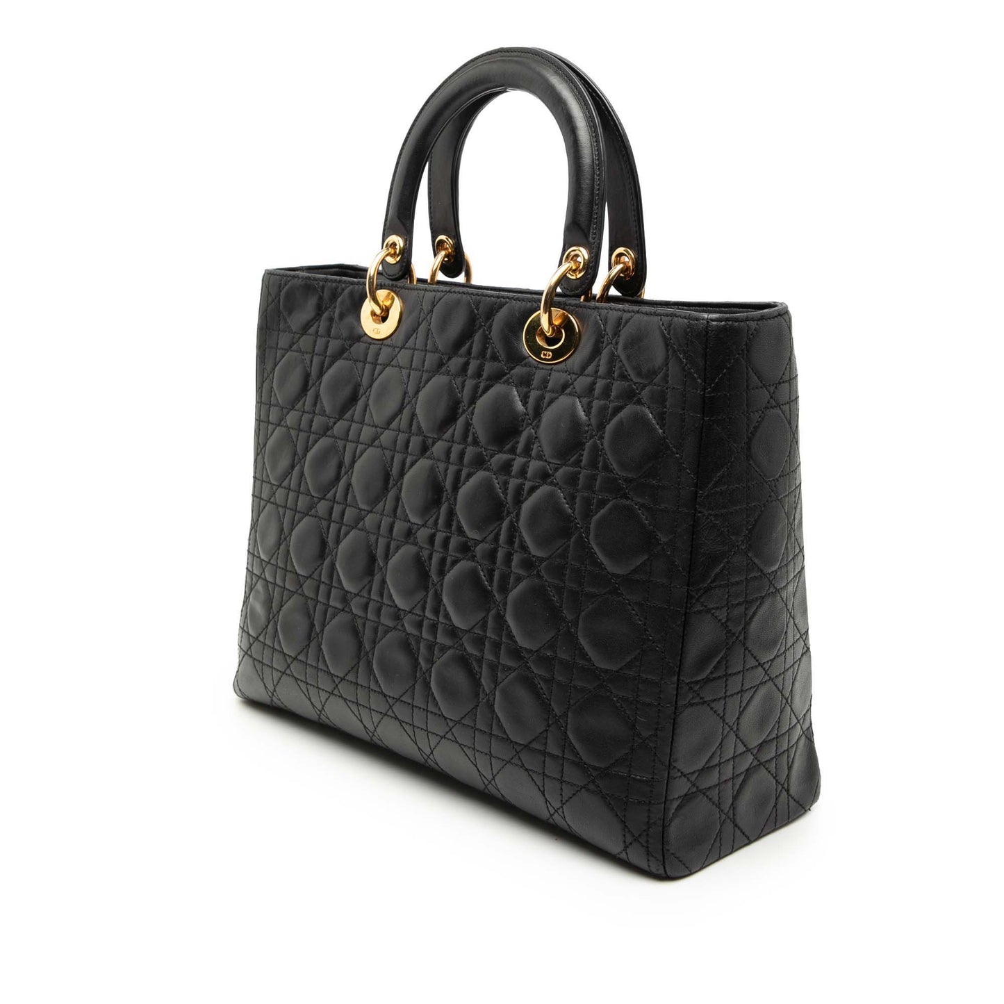 Dior Large Lambskin Cannage Lady Dior