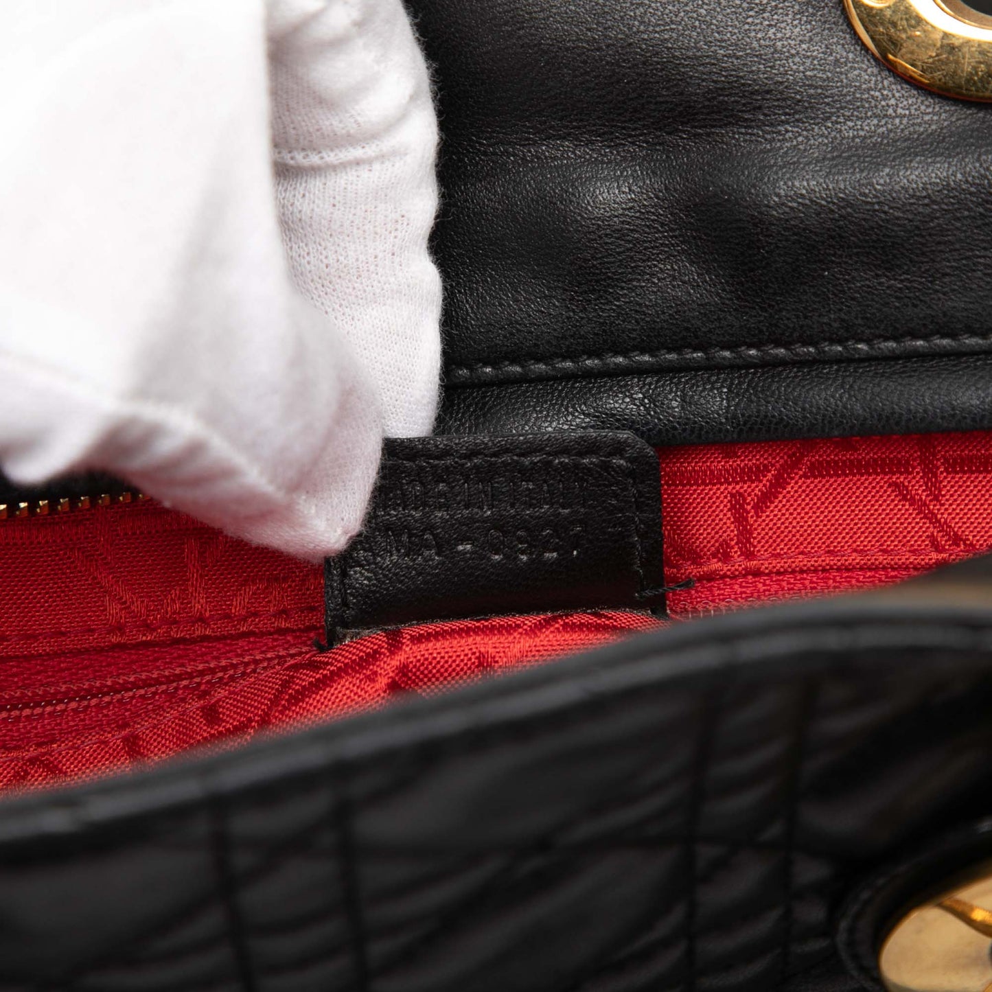 Dior Large Lambskin Cannage Lady Dior