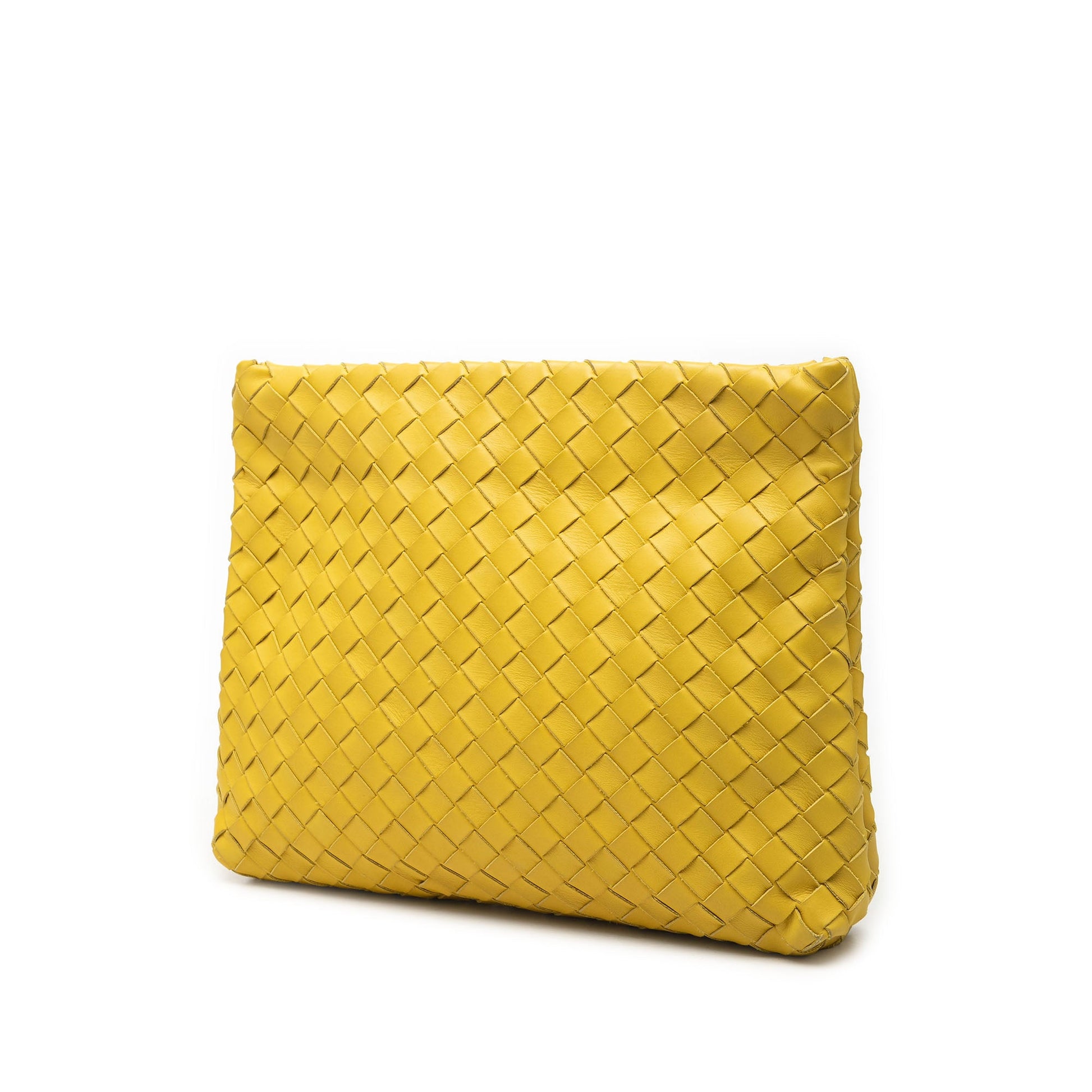 Bottega Veneta Nappa Intrecciato Fold Over Clutch