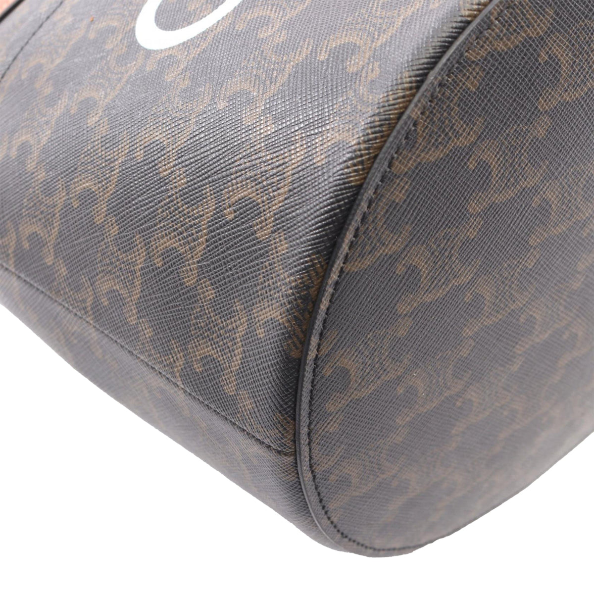 Celine Triomphe Coated Canvas Bucket Bag