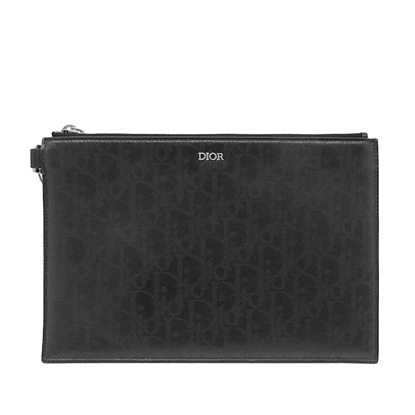 Dior Oblique Perforated Calfskin Galaxy Wristlet Clutch