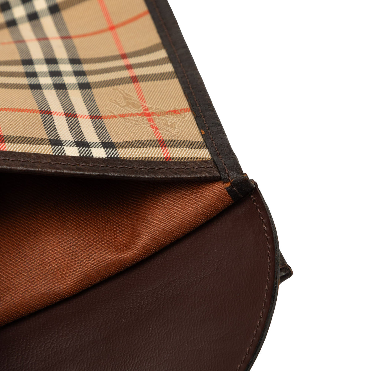 Burberry Haymarket Check Canvas Clutch
