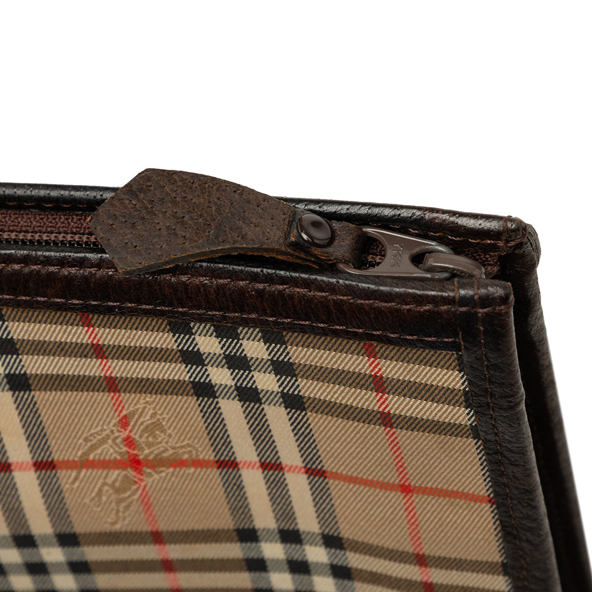 Burberry Haymarket Check Canvas Clutch