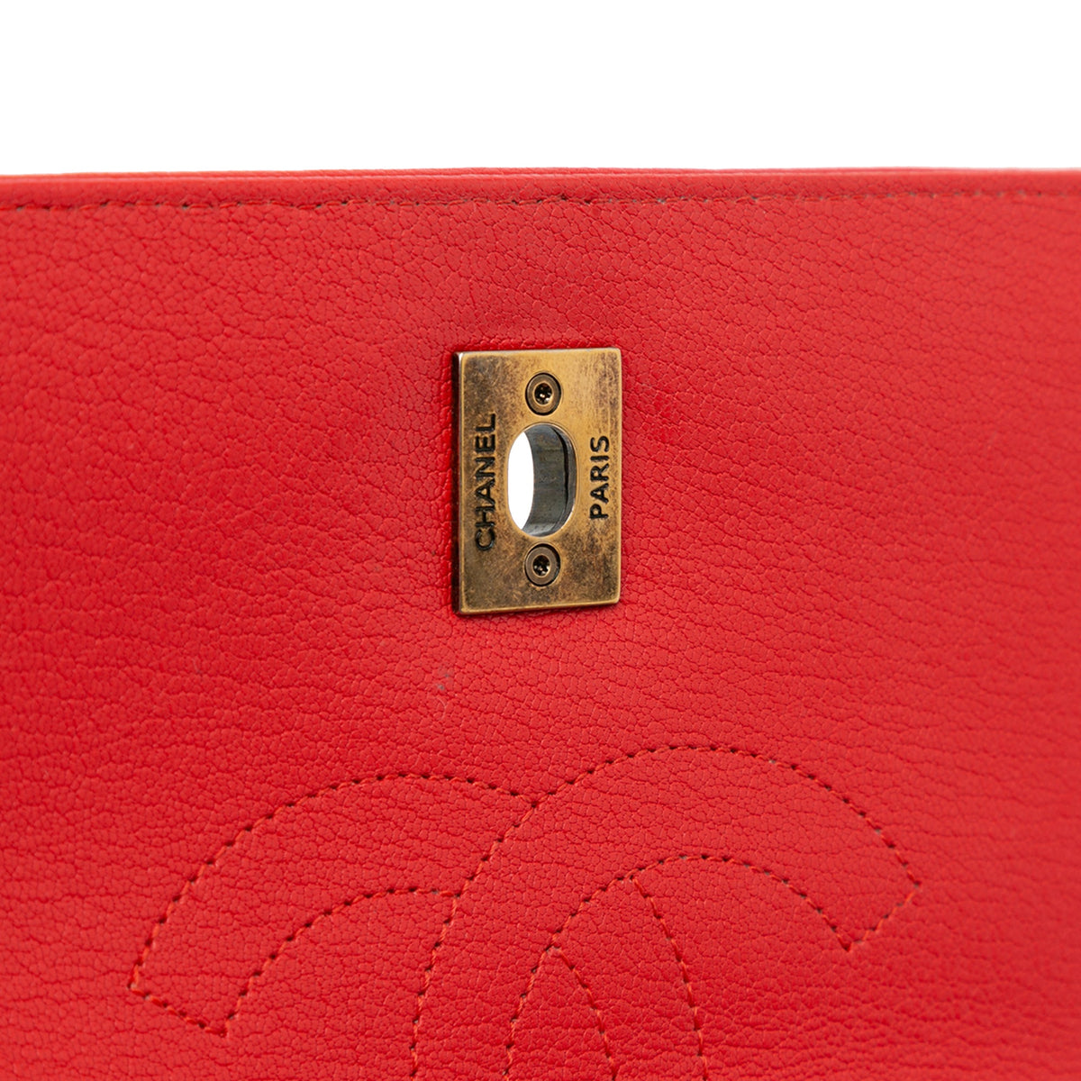 Chanel Small Diagonal Quilted Goatskin Flap