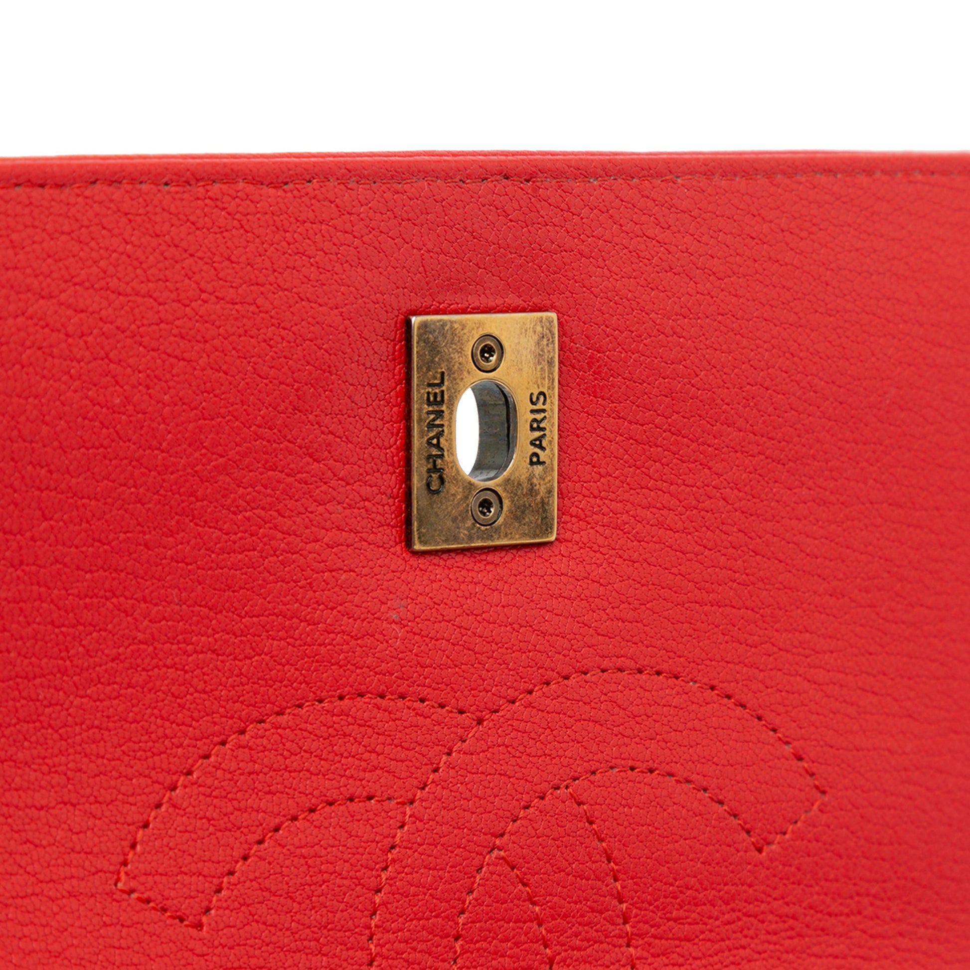 Chanel Small Diagonal Quilted Goatskin Flap