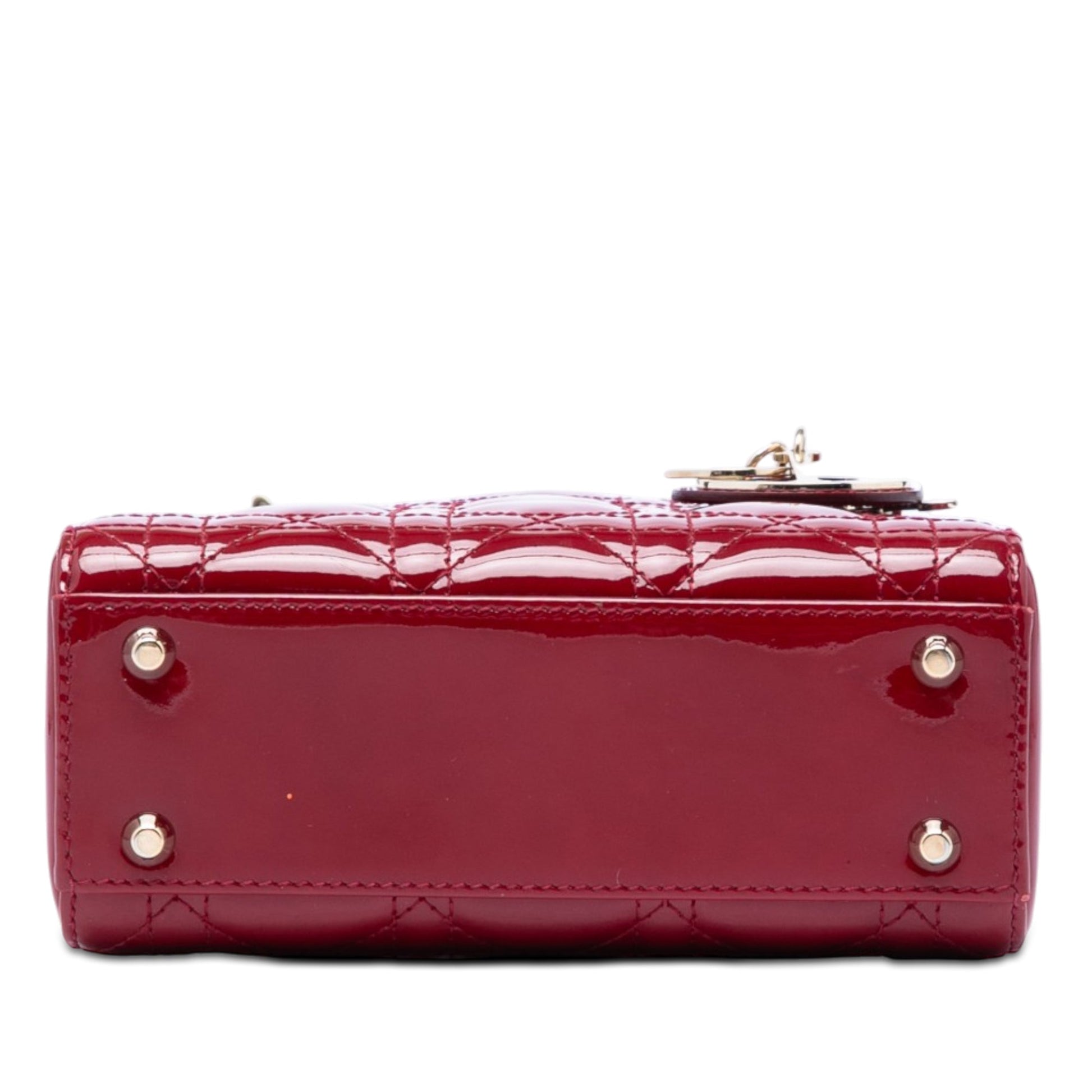 Dior Mini Patent Cannage Lady Dior