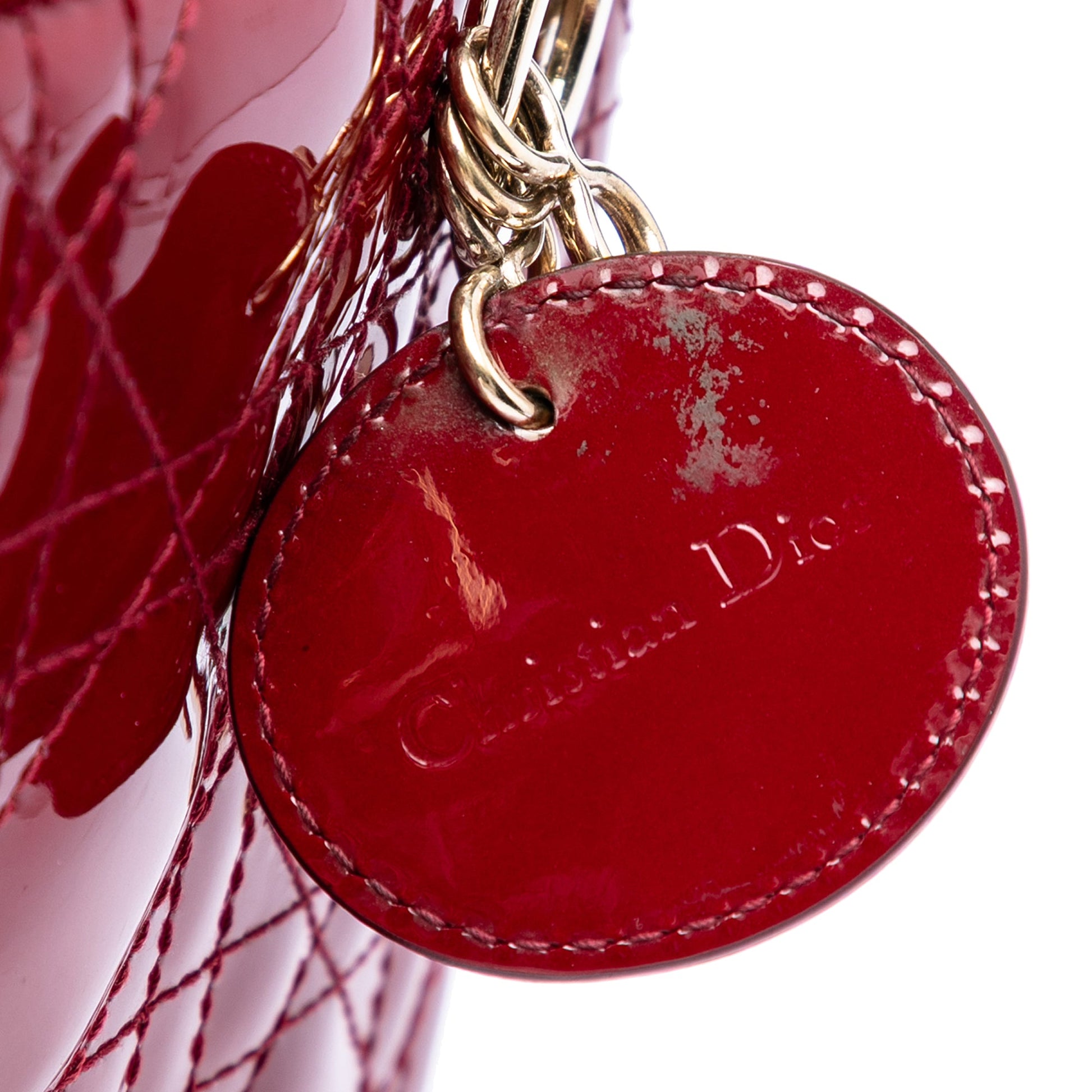 Dior Mini Patent Cannage Lady Dior