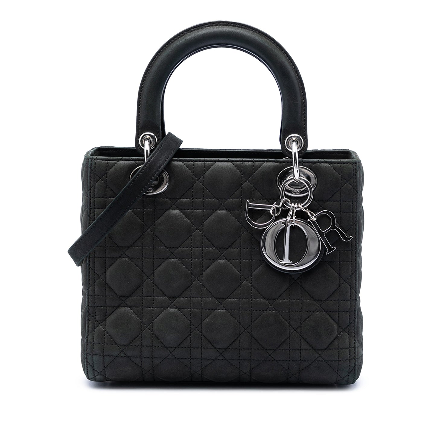 Dior Medium Iridescent Lambskin Cannage Lady Dior