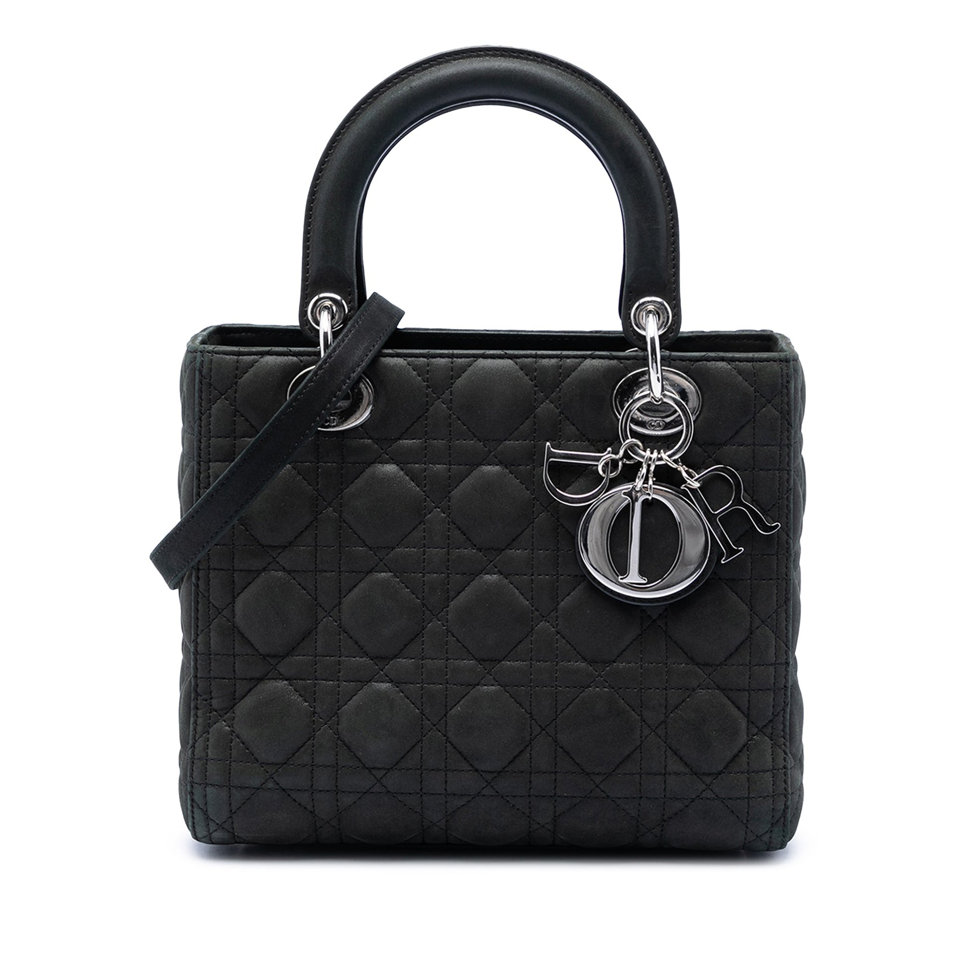 Dior Medium Iridescent Lambskin Cannage Lady Dior
