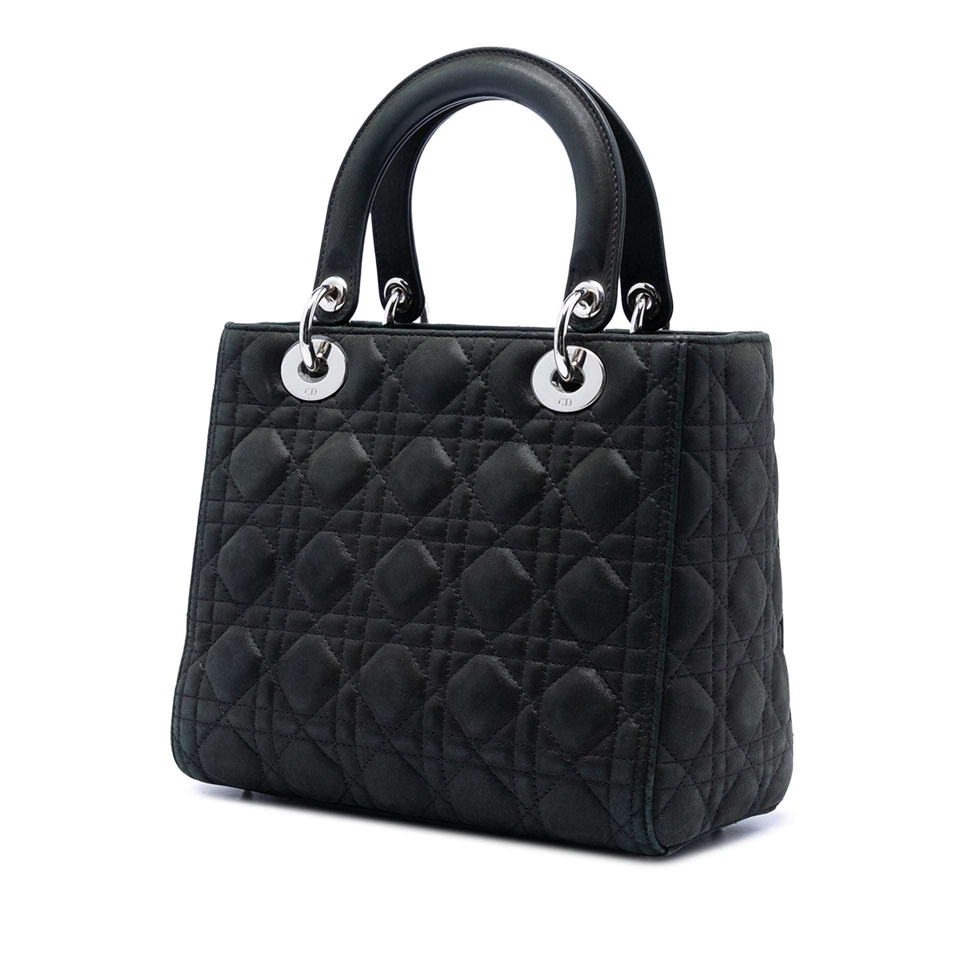 Dior Medium Iridescent Lambskin Cannage Lady Dior