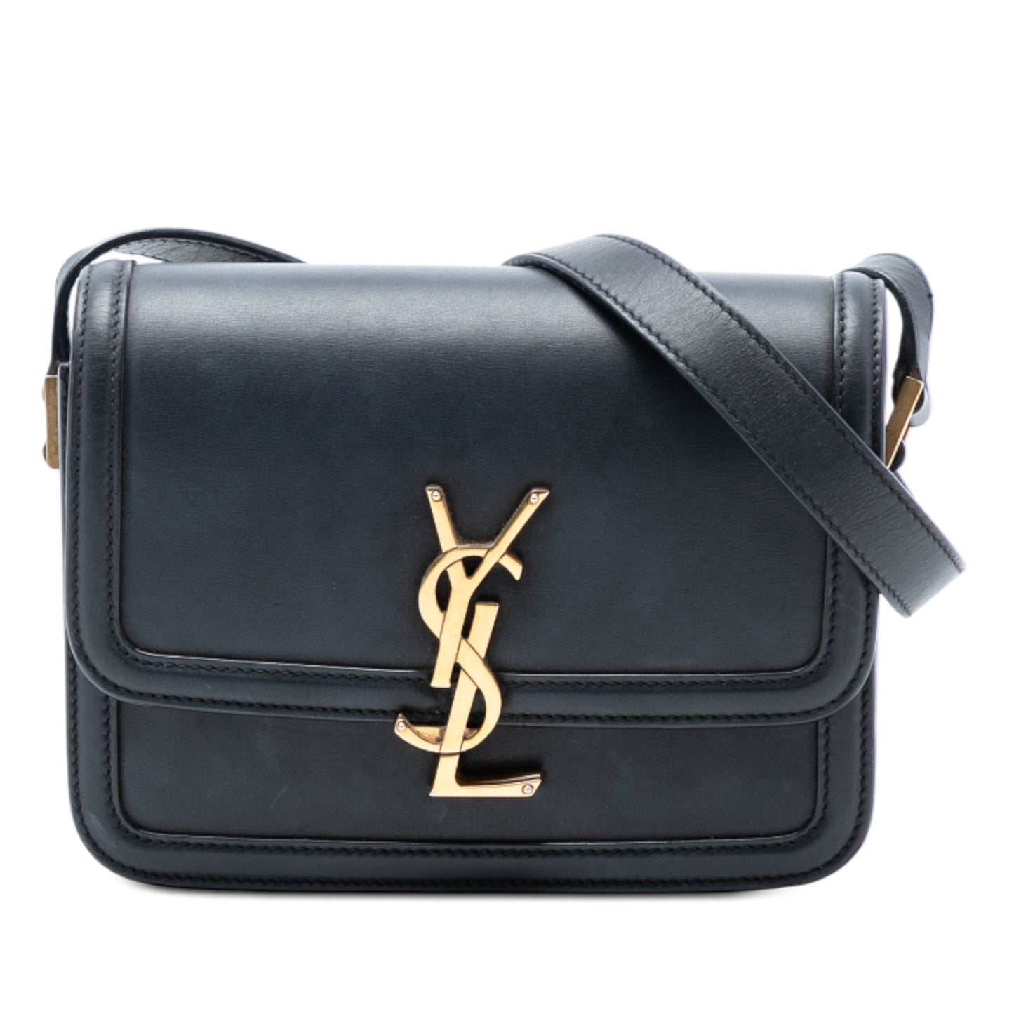 Saint Laurent Small Calfskin Solferino Satchel In Box