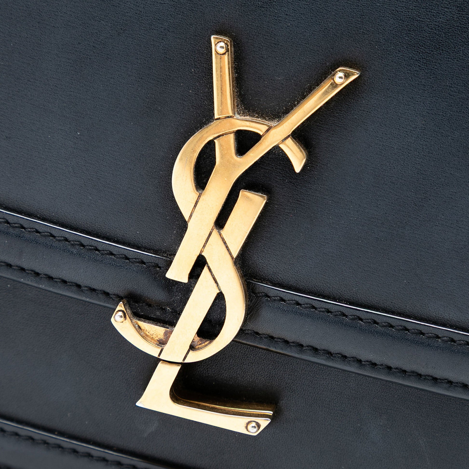 Saint Laurent Small Calfskin Solferino Satchel In Box