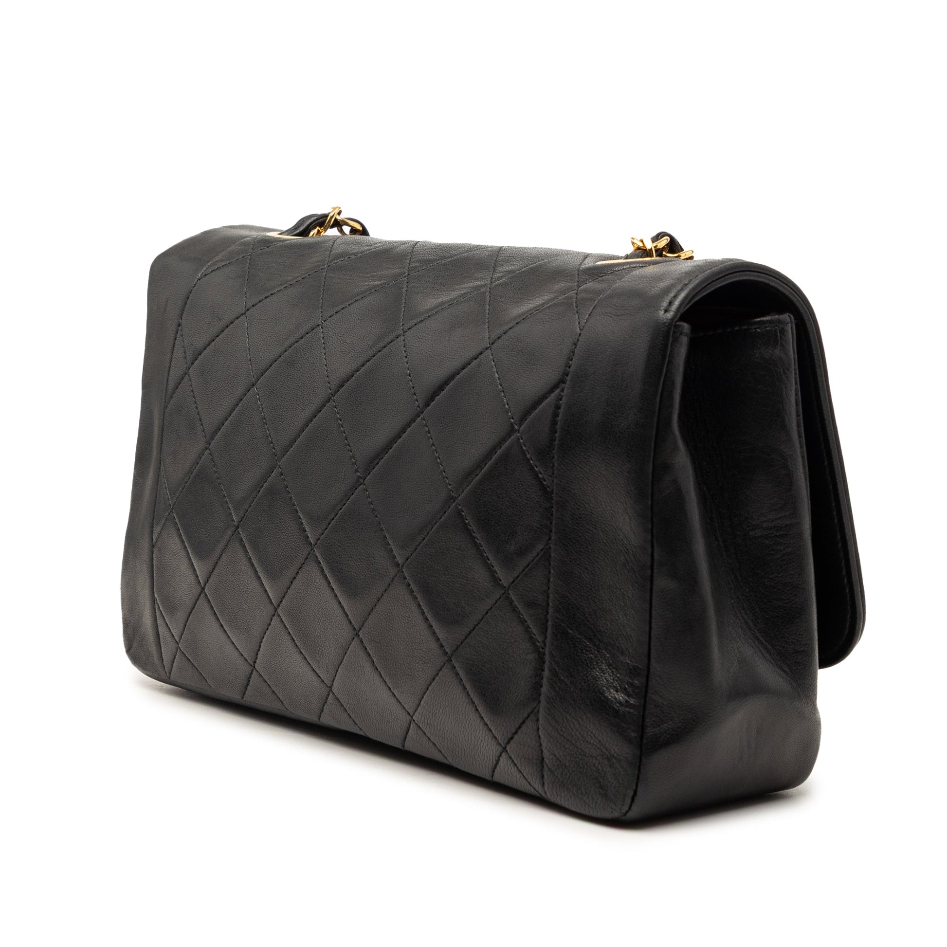 Chanel Medium Lambskin Diana Full Flap