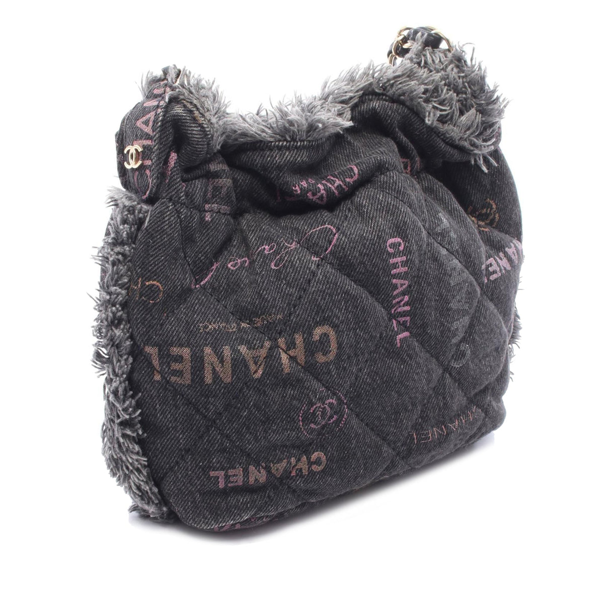 Chanel Small Denim Mood Bucket with Chain