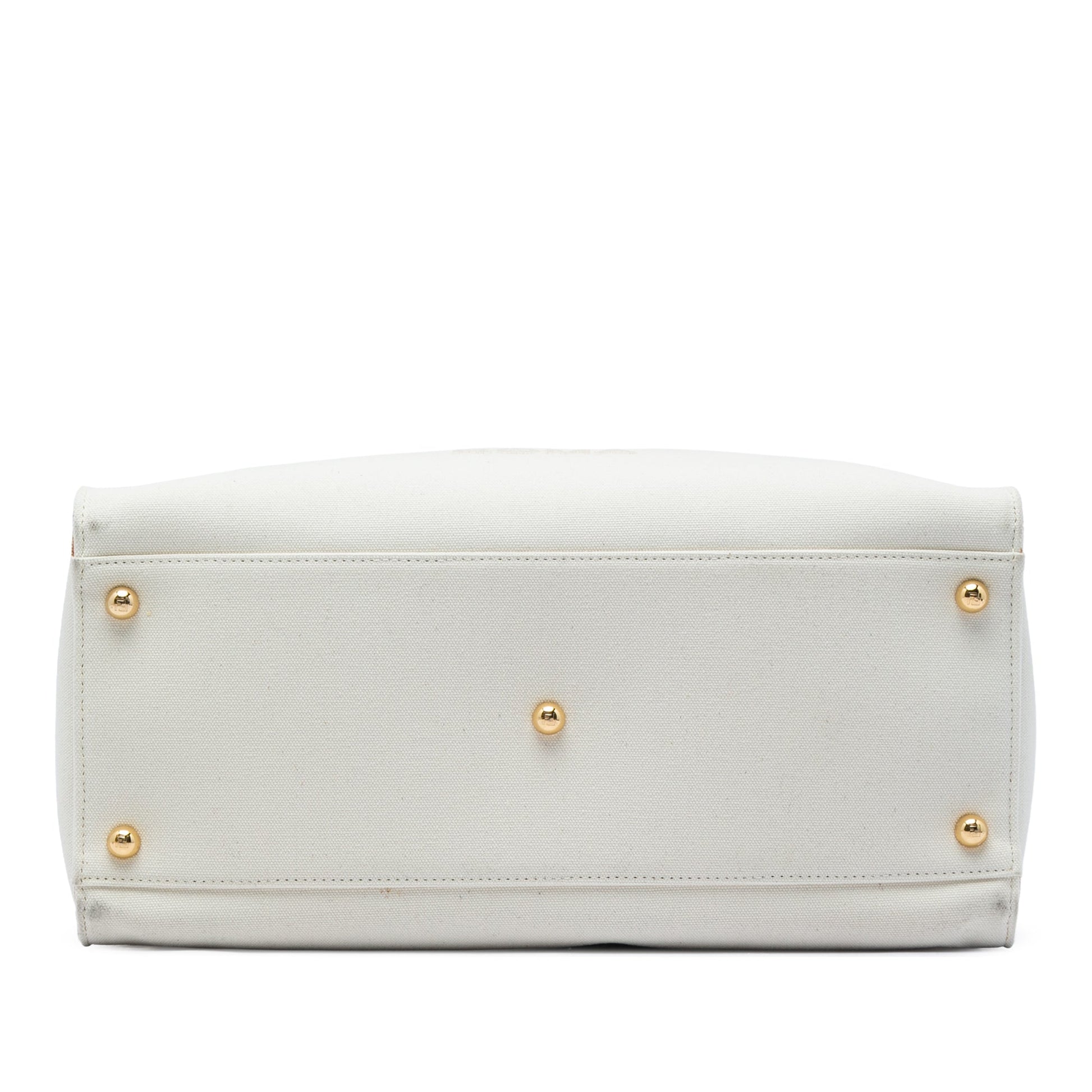 Fendi Medium Canvas Sunshine Shopper Tote