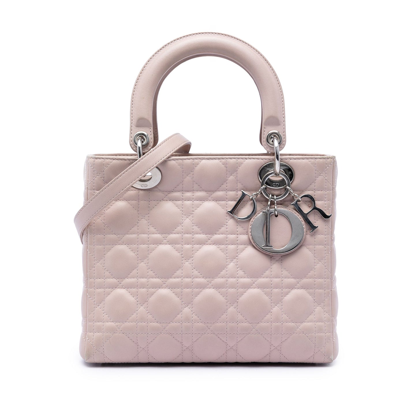 Dior Medium Lambskin Cannage Lady Dior