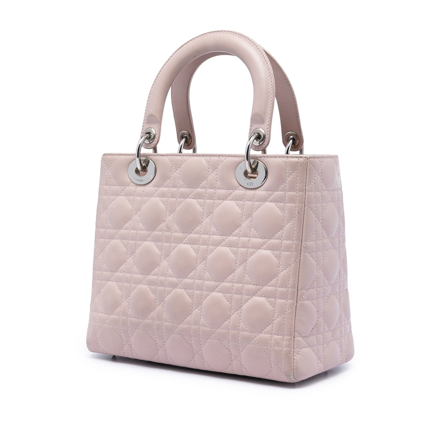 Dior Medium Lambskin Cannage Lady Dior
