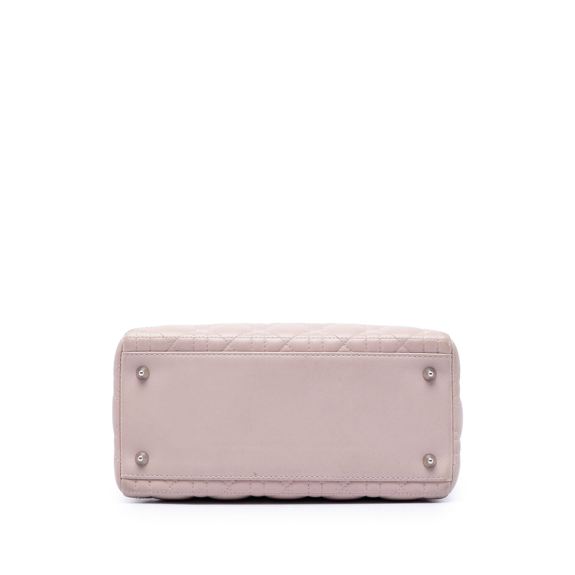 Dior Medium Lambskin Cannage Lady Dior