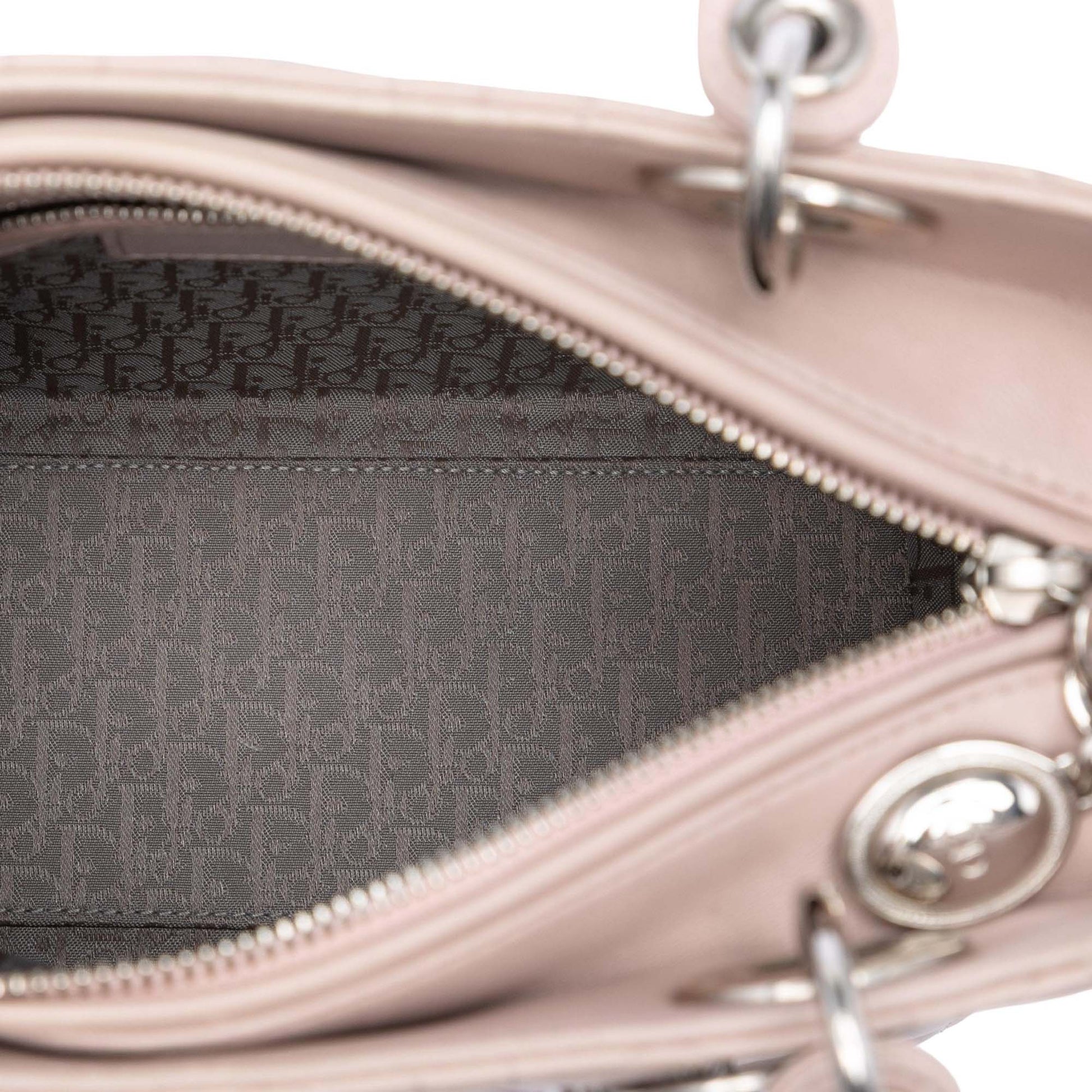 Dior Medium Lambskin Cannage Lady Dior