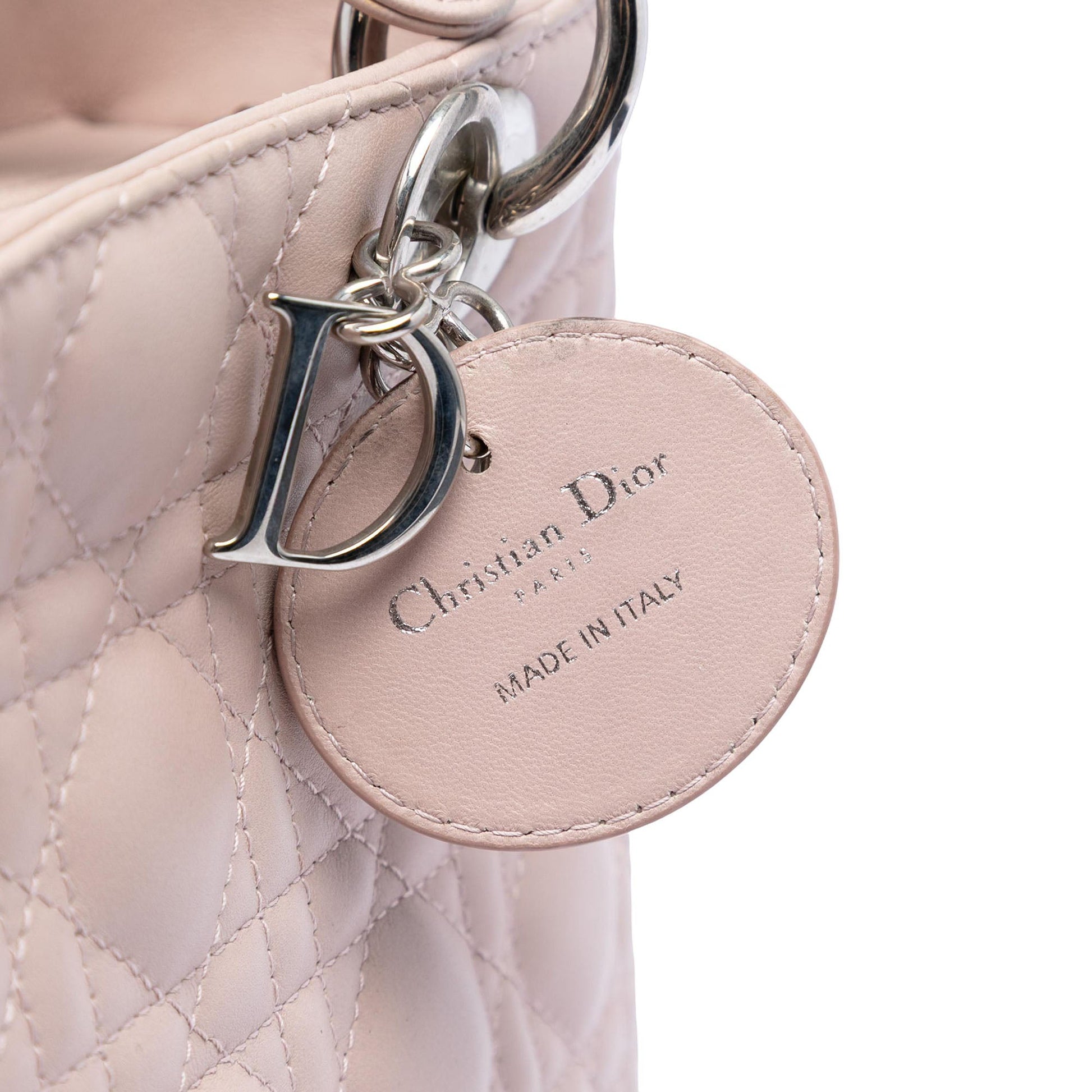 Dior Medium Lambskin Cannage Lady Dior